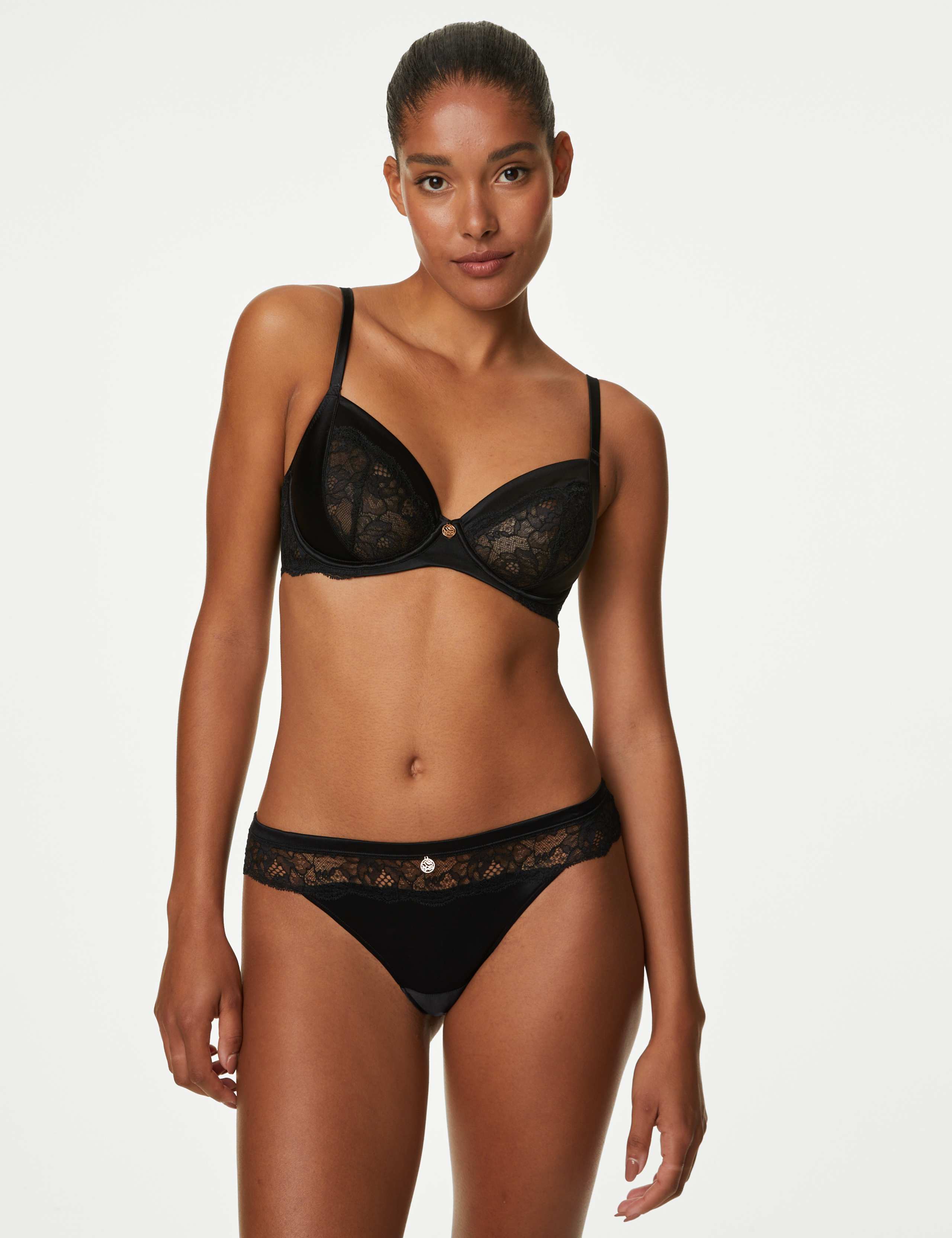Silk & Lace Thong 1 of 6