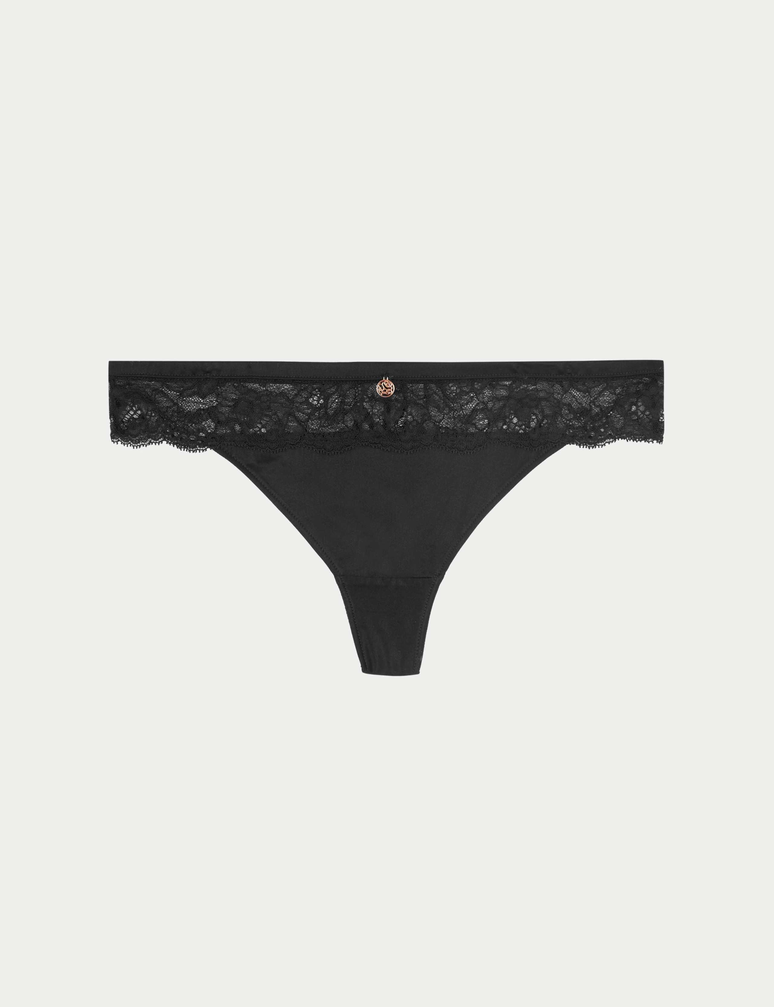 Silk & Lace Thong 2 of 6
