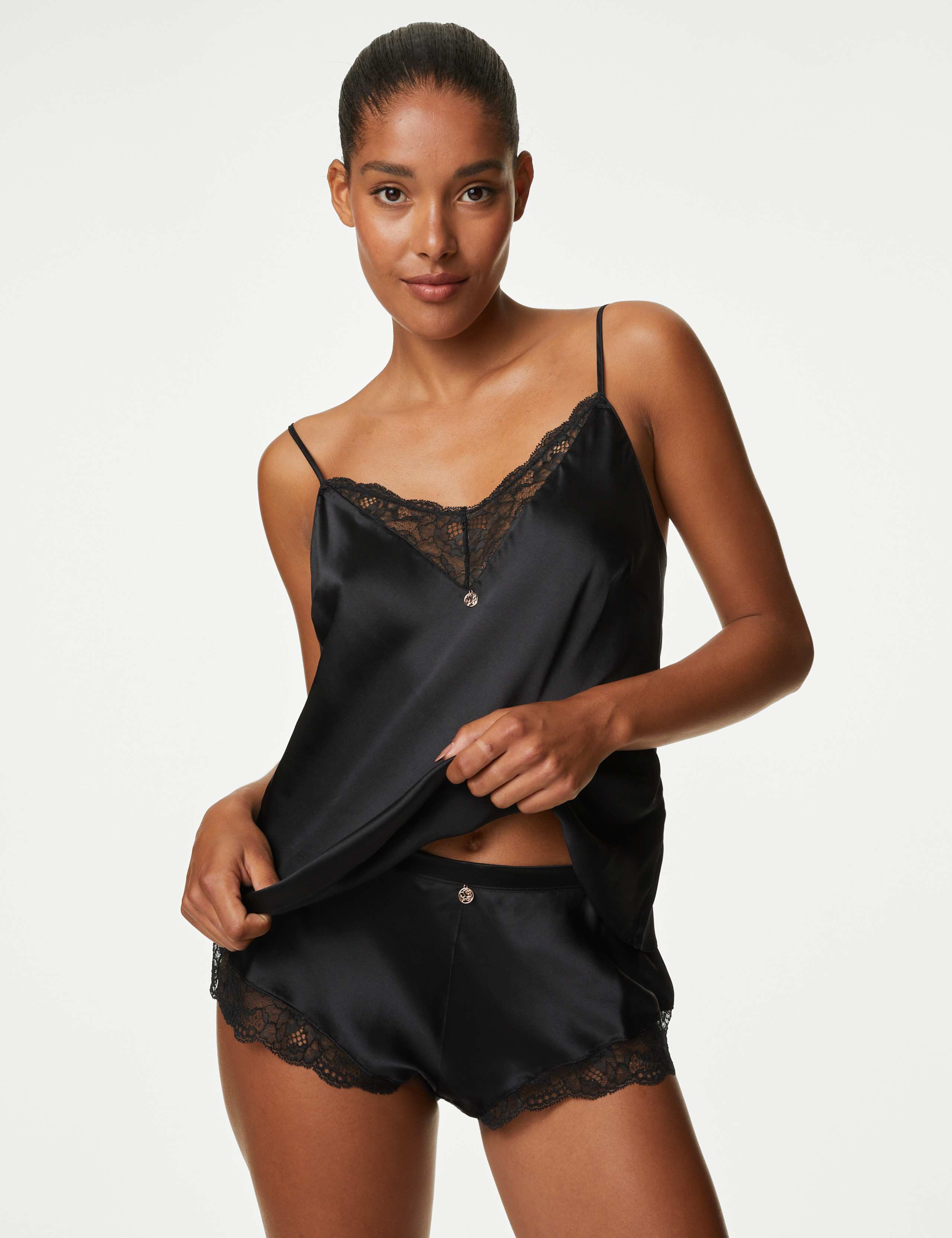 Silk & Lace French Knickers 1 of 6