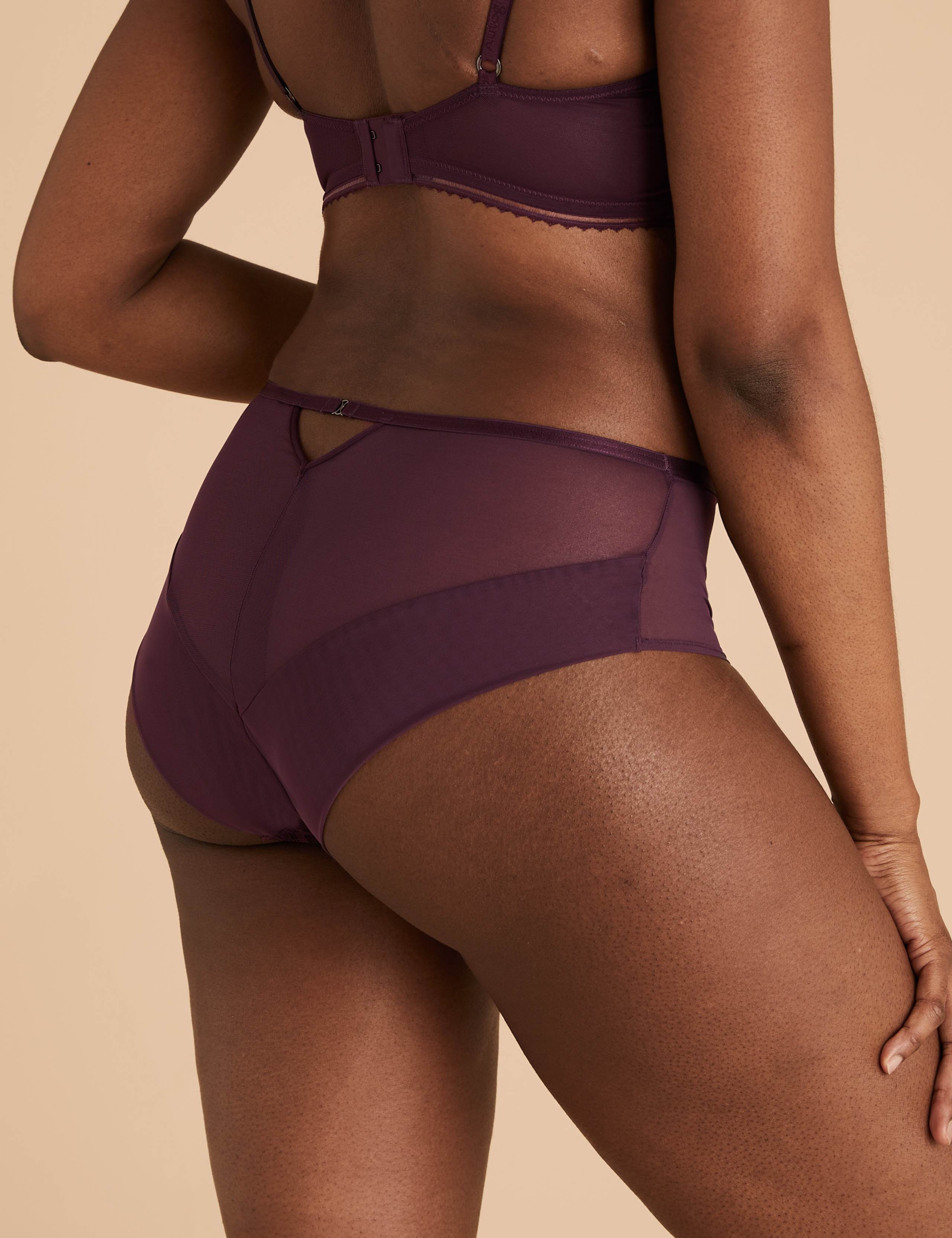 Snake Lace High Waisted Brazilian Knickers 3 of 7