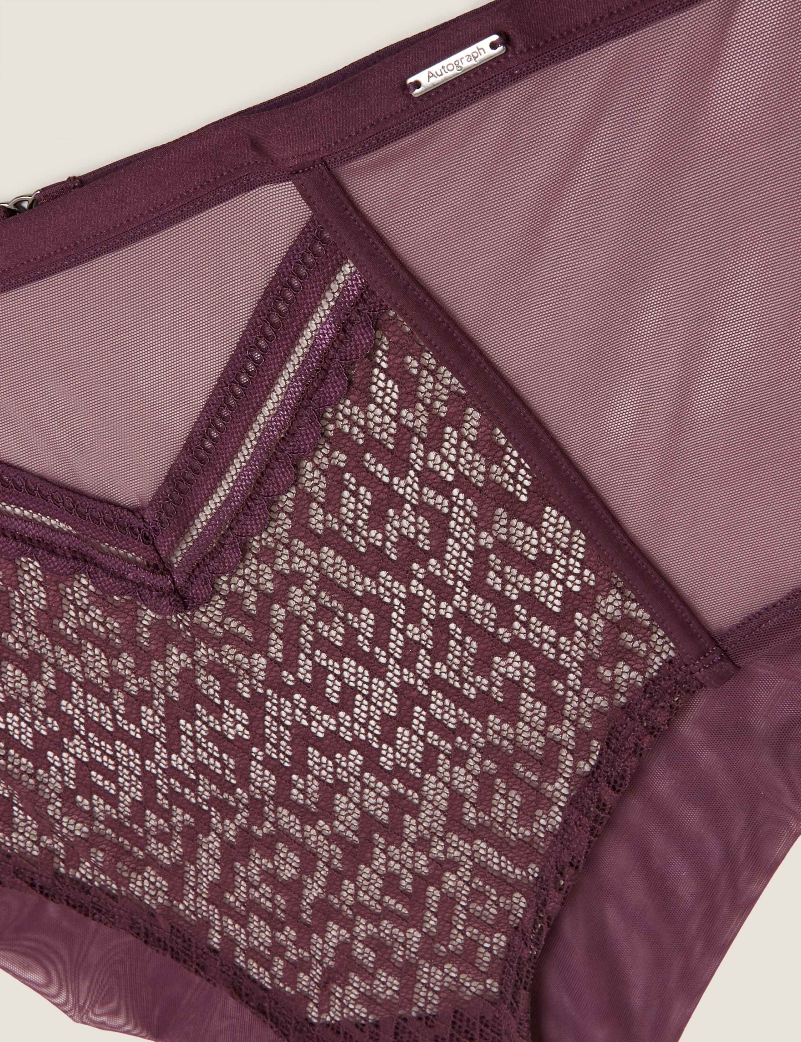 Snake Lace High Waisted Brazilian Knickers 7 of 7