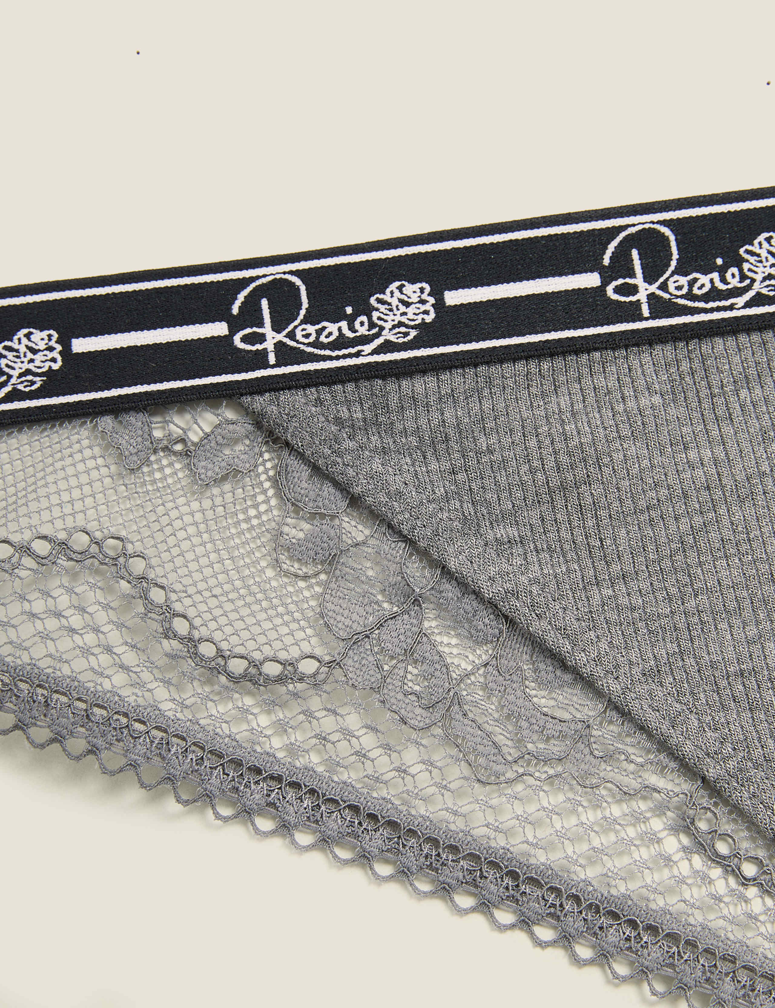 Ribbed High Leg Lounge Knickers 7 of 7