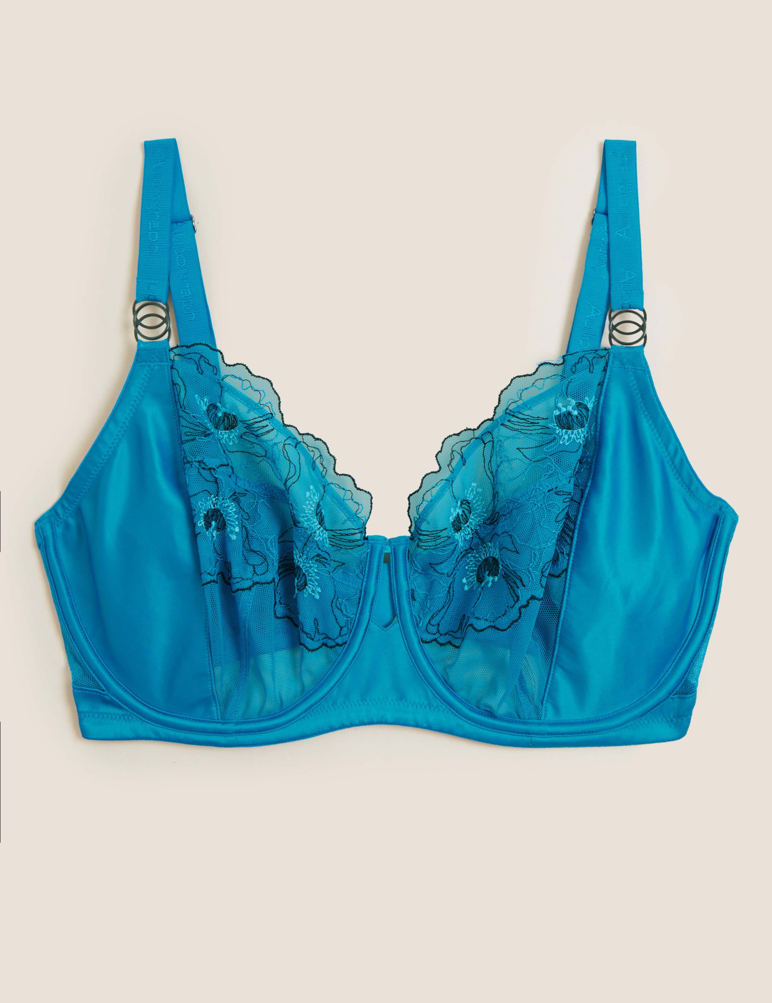 Allure Embroidery Wired Minimiser Bra C-G 2 of 7
