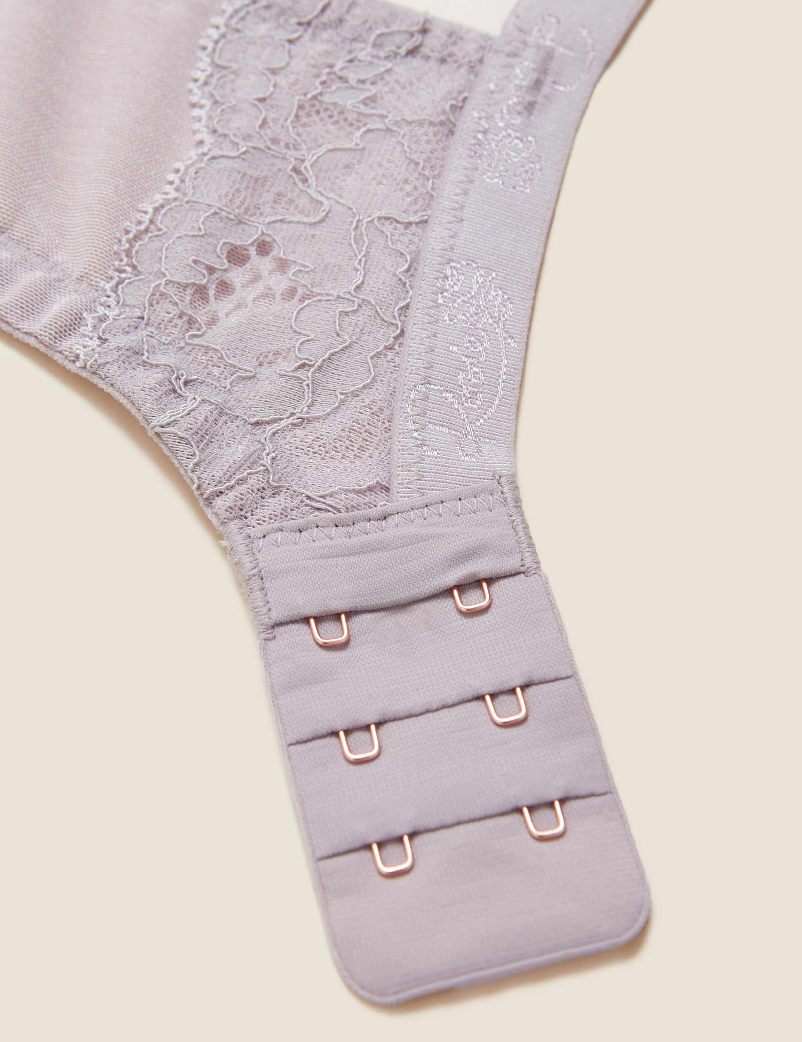 Silk & Lace Wired Minimiser Bra C-G 7 of 7