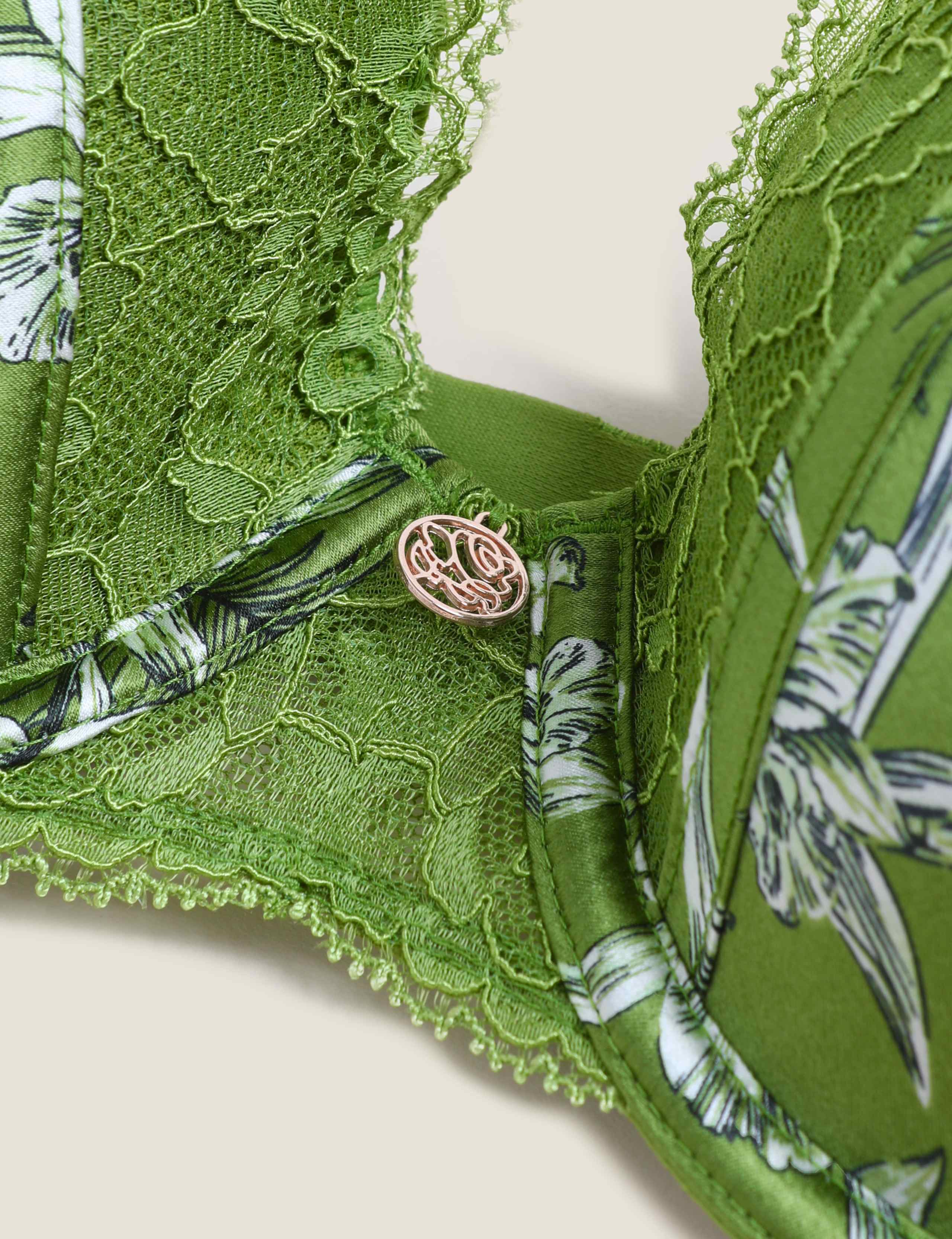 Nerine Silk Print Wired Full Cup Bra A-E 6 of 7