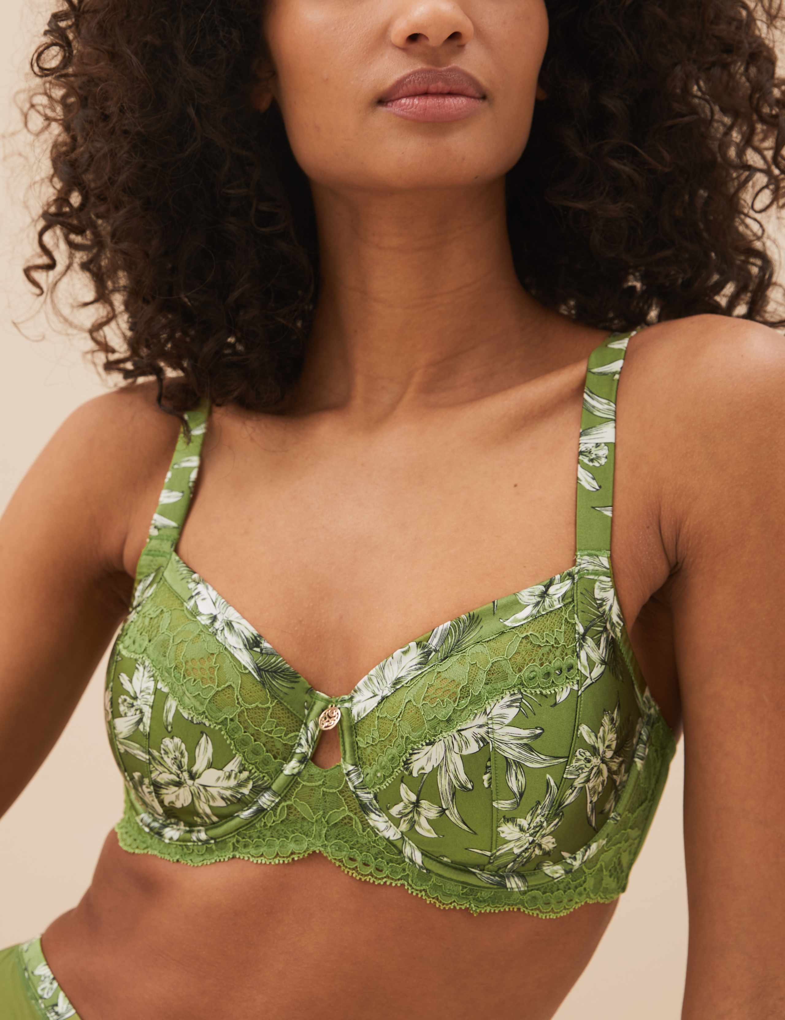 Nerine Print SilkWired Minimiser Bra C-G 3 of 7