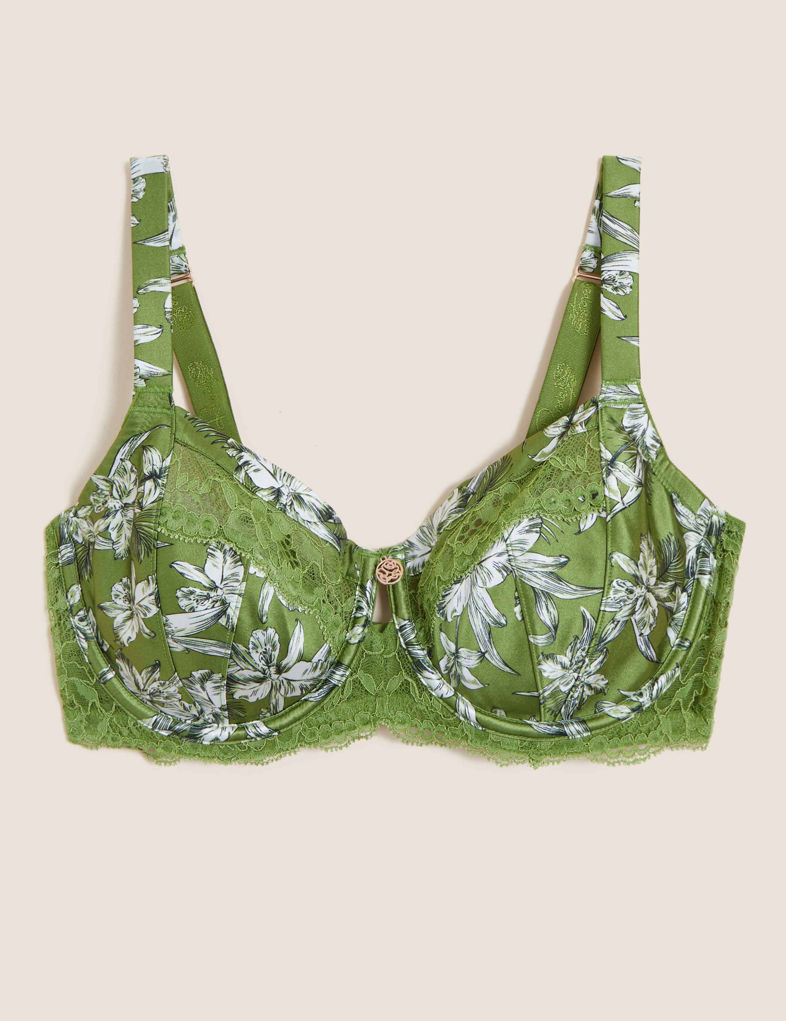 Nerine Print SilkWired Minimiser Bra C-G 2 of 7