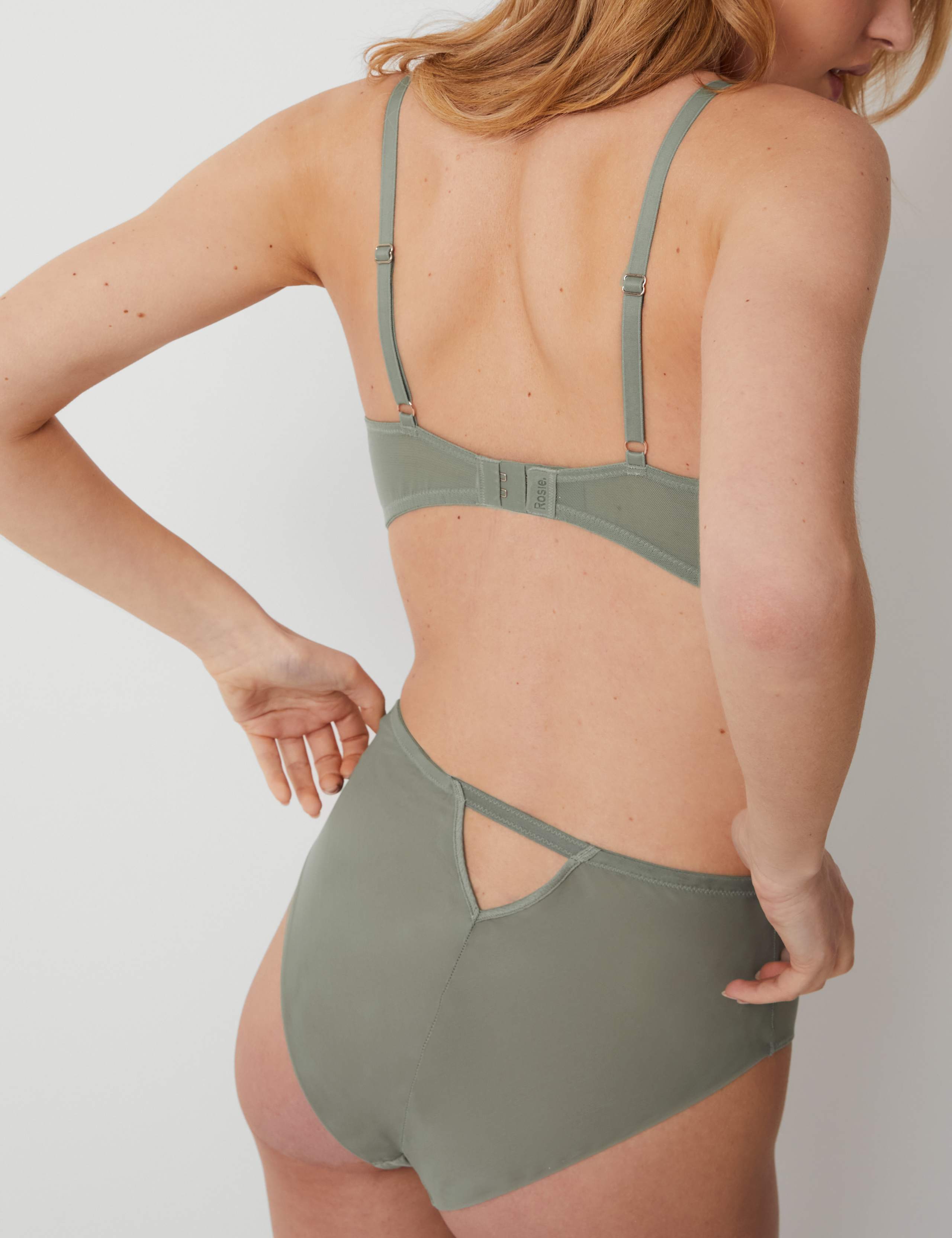 Zinnia Embroidery Wired Plunge Bra A-E 4 of 7