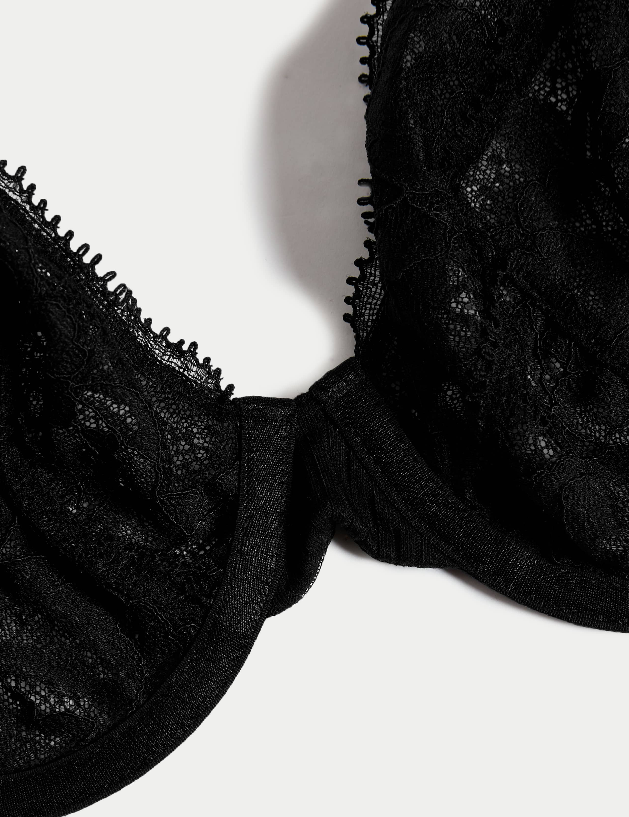 Lace Wired Plunge Bra (A-E) 7 of 7