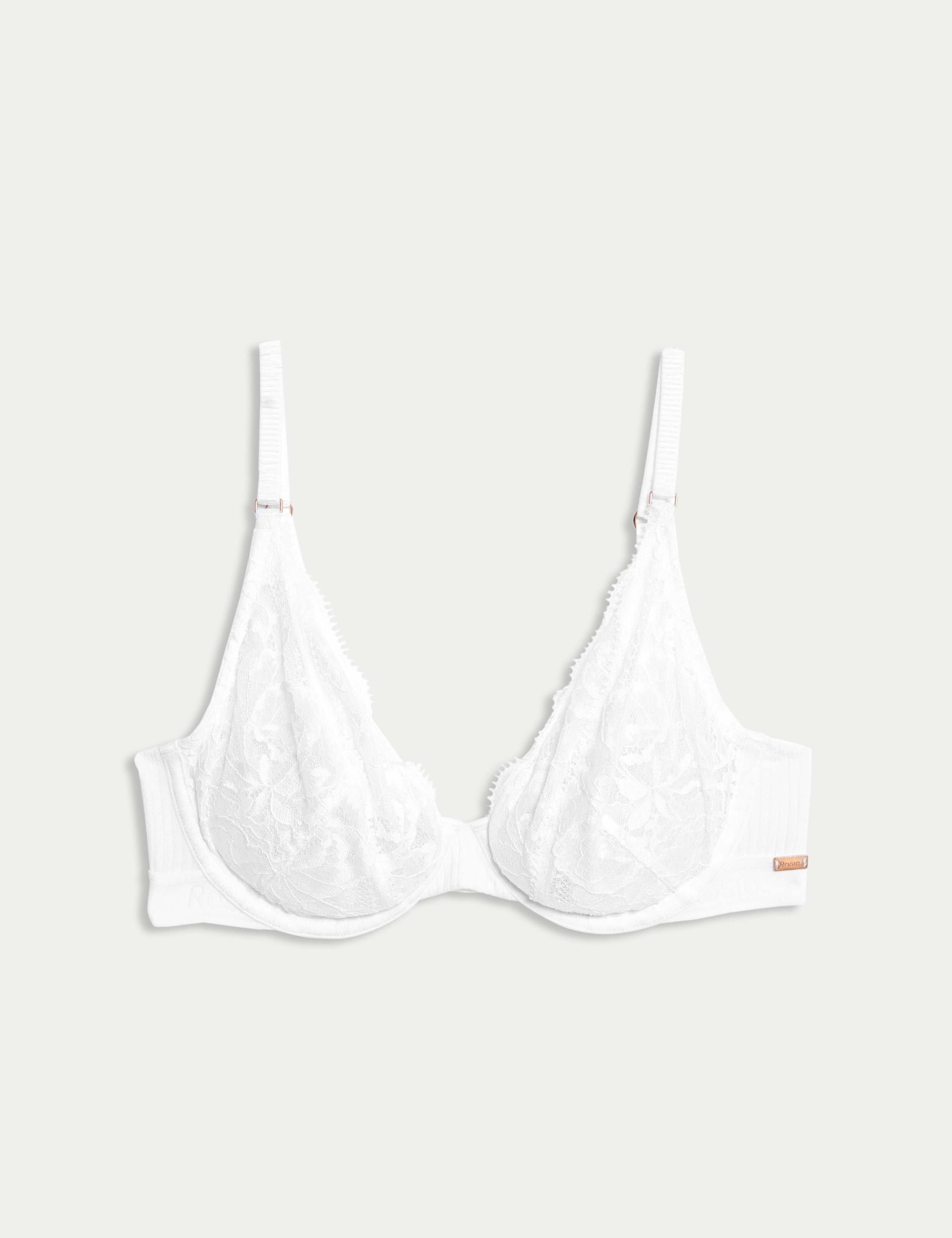 Lace Wired Plunge Bra (A-E) 2 of 7