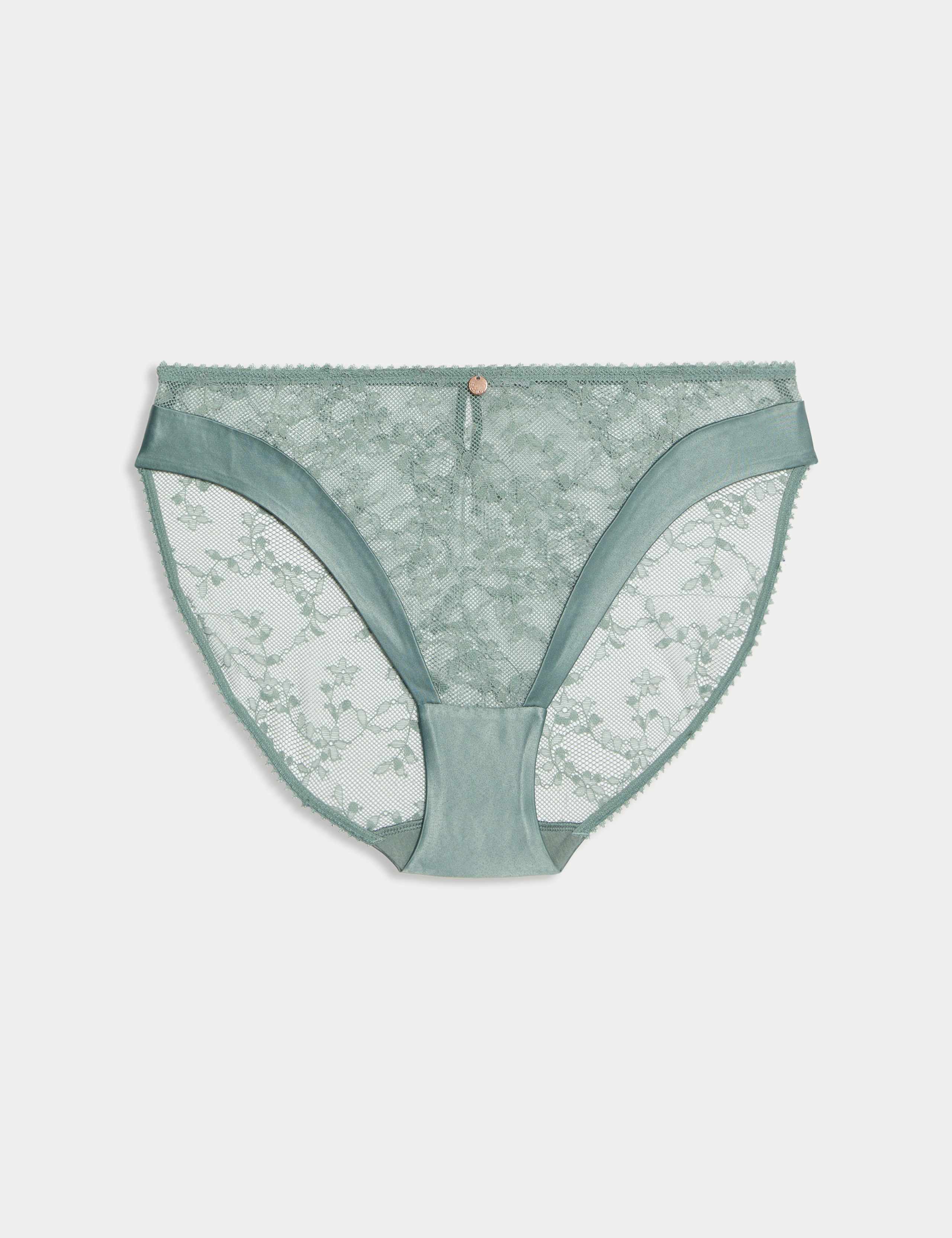 Rosa Lace High Leg Knickers 2 of 5
