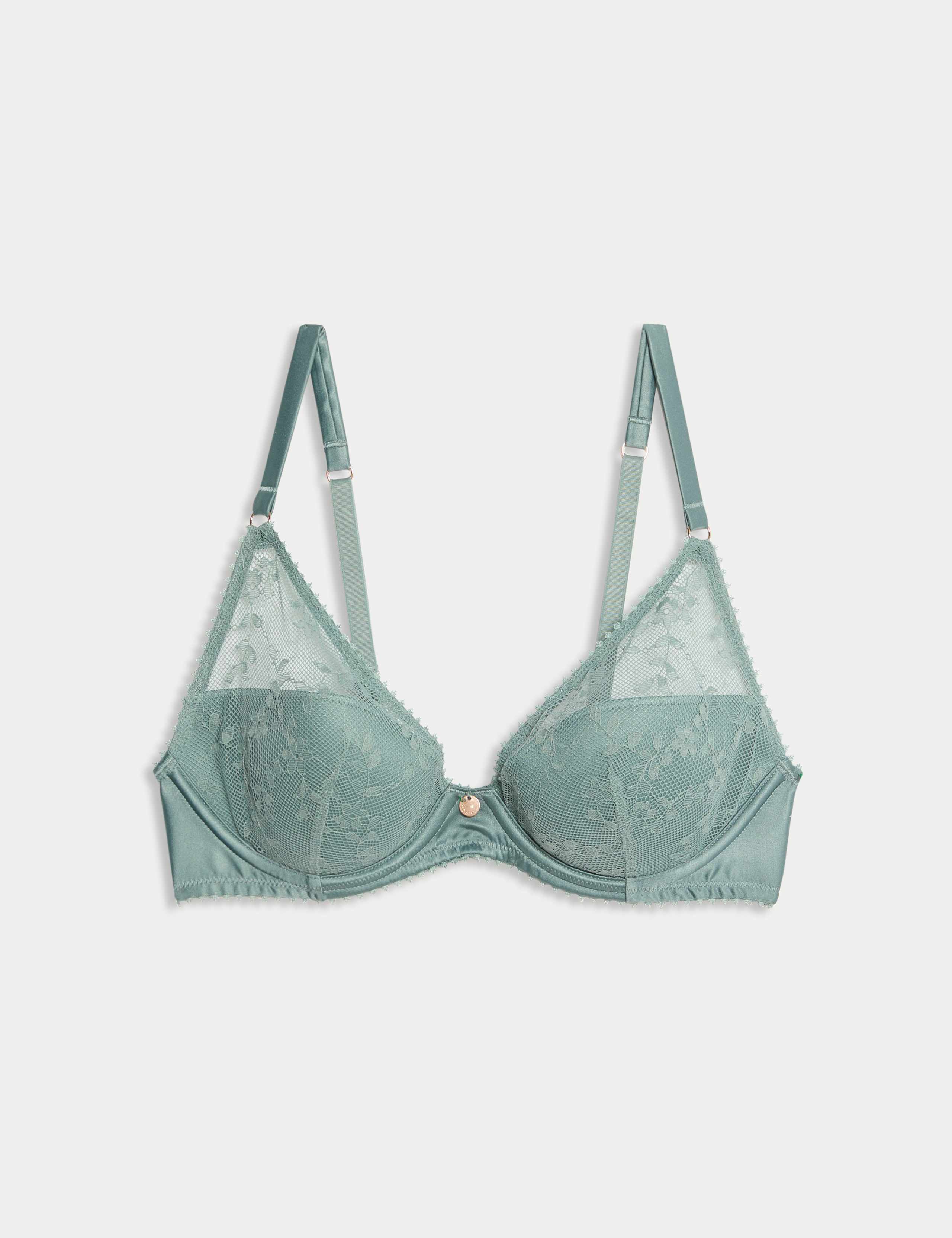 Rosa Lace Wired Plunge Bra A-E 2 of 7
