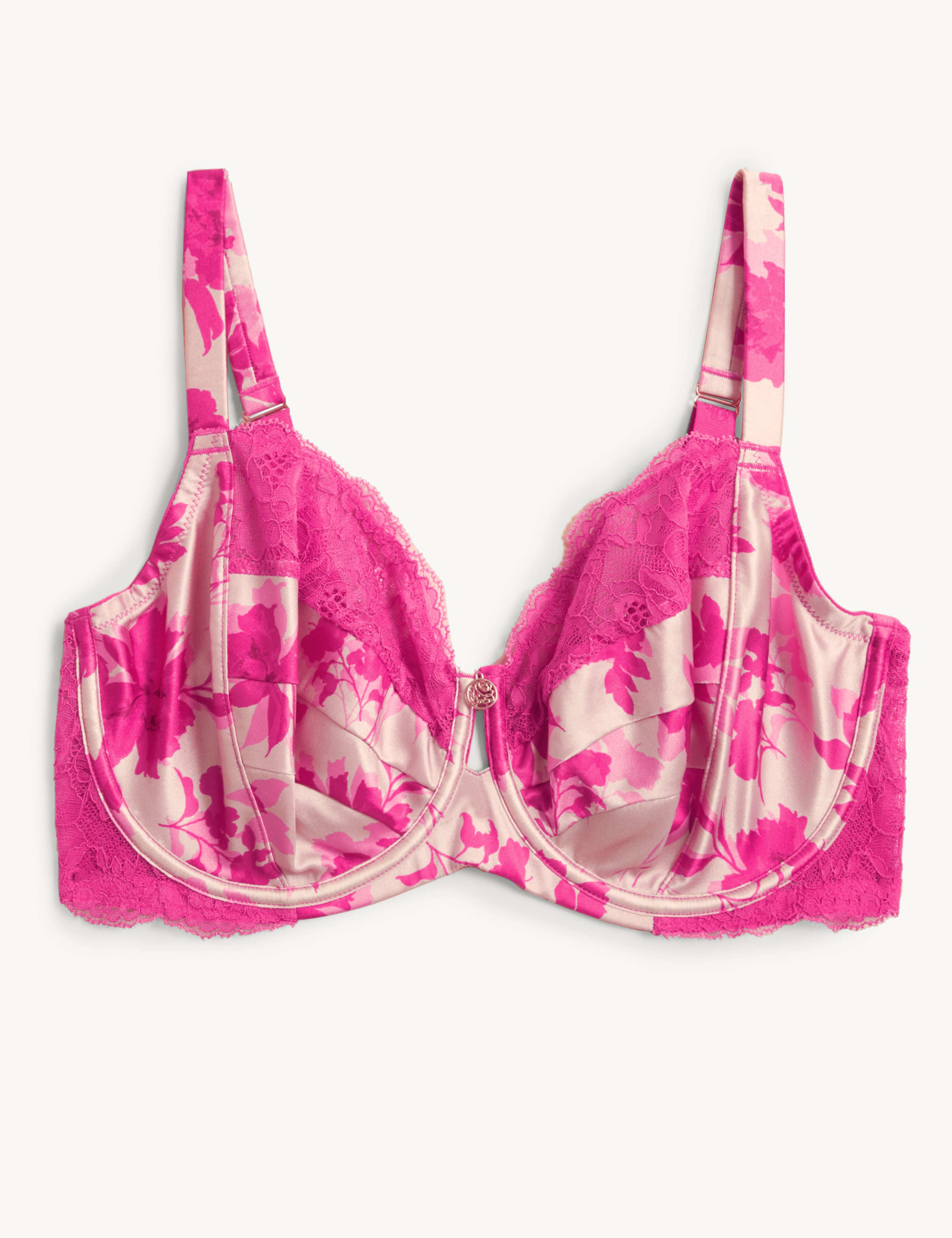 Laylani Silk Wired Balcony Bra F-H 2 of 7