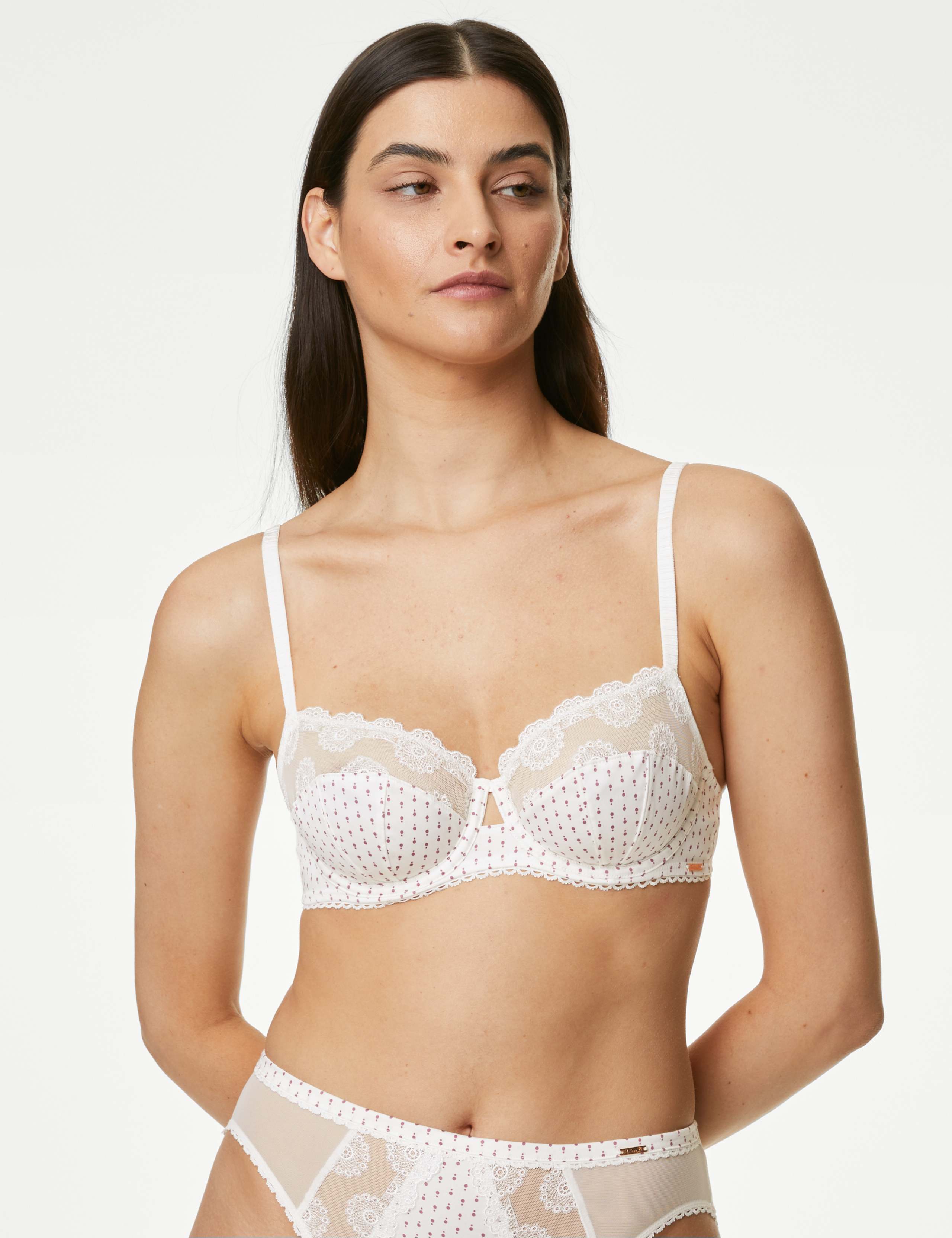 Ammi Wired Balcony Bra With Cotton A-E 1 of 7