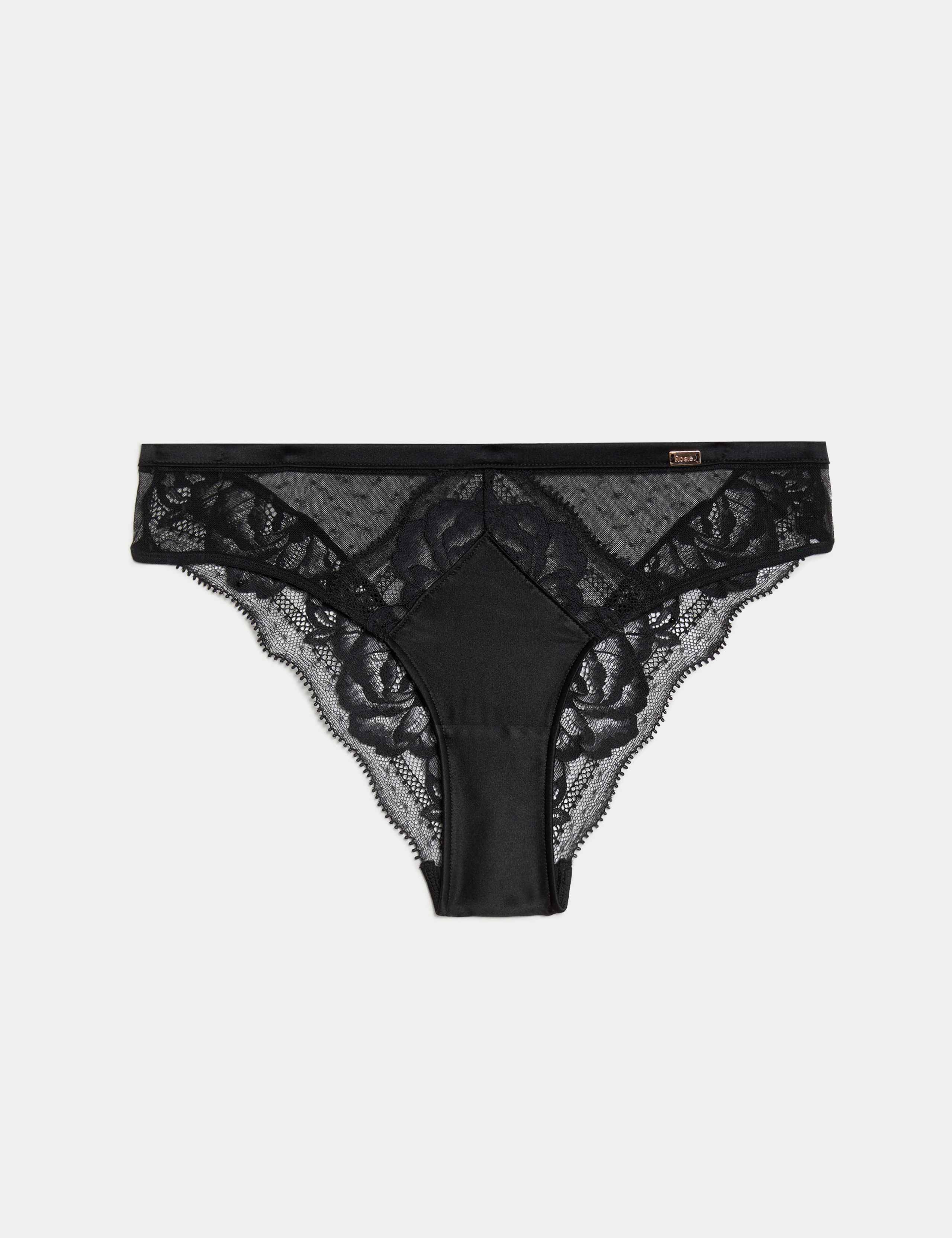 Silk & Lace Brazilian Knickers 2 of 5
