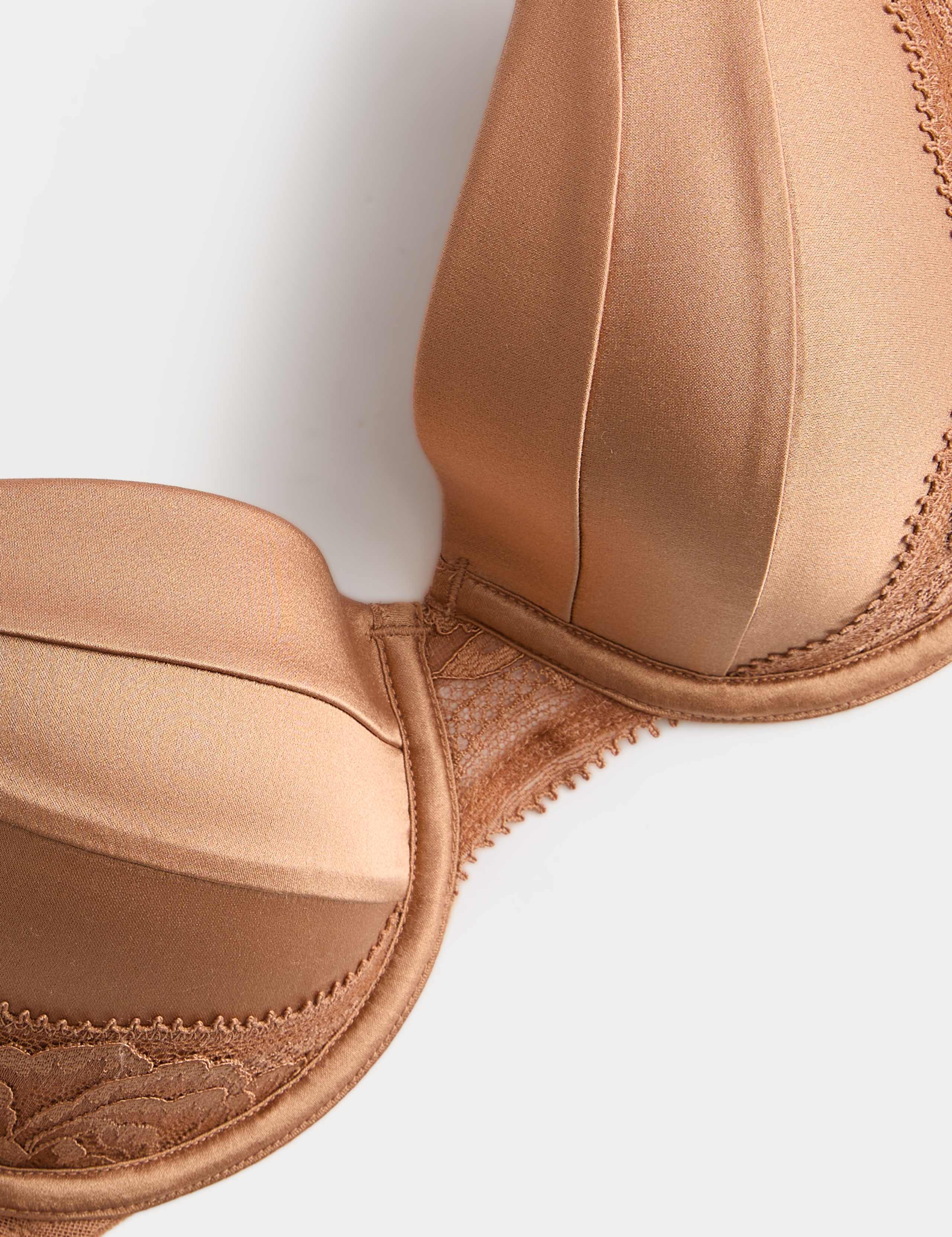 Silk & Lace Wired Full Cup Bra A-E 7 of 7