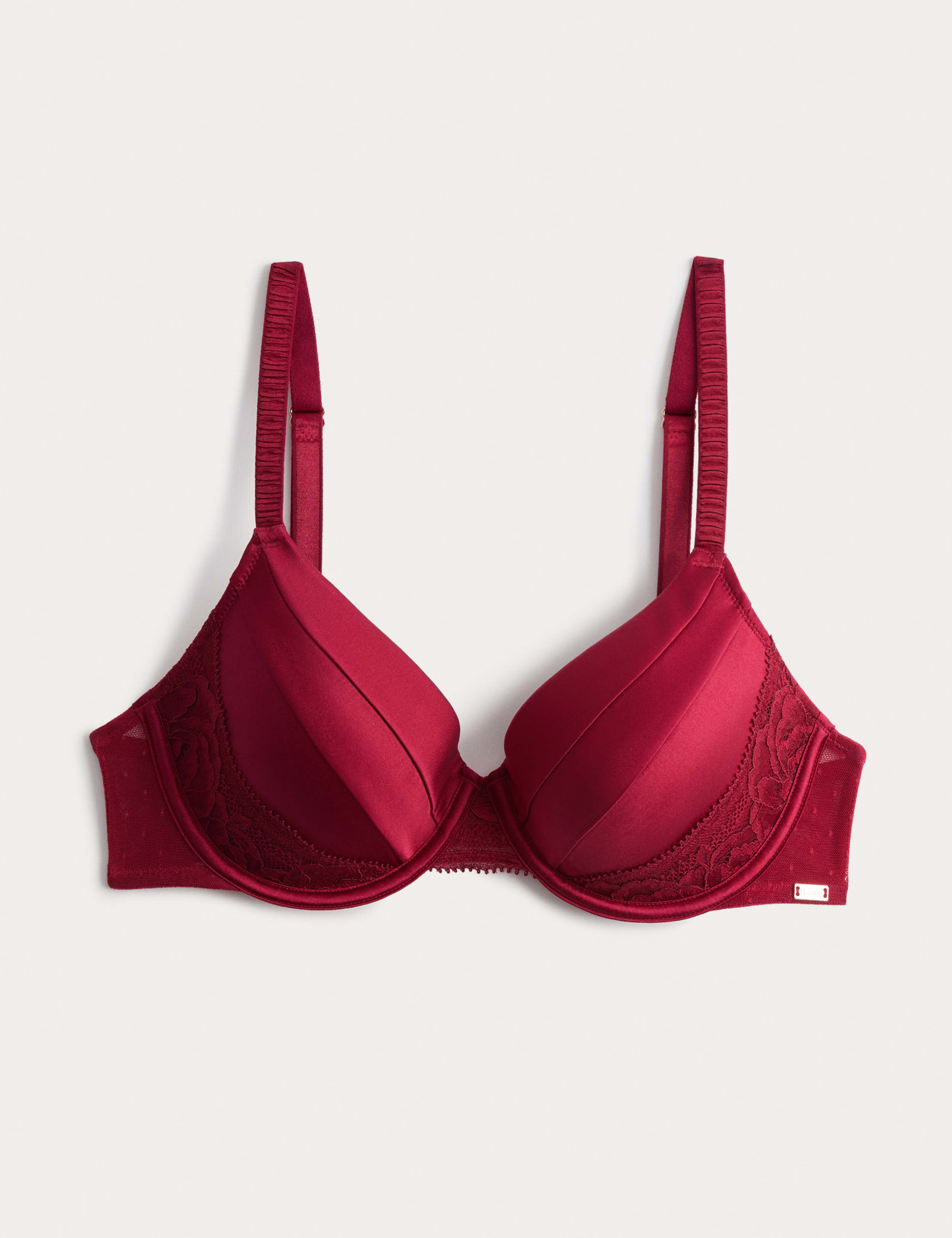 Silk & Lace Wired Full Cup Bra A-E 2 of 6