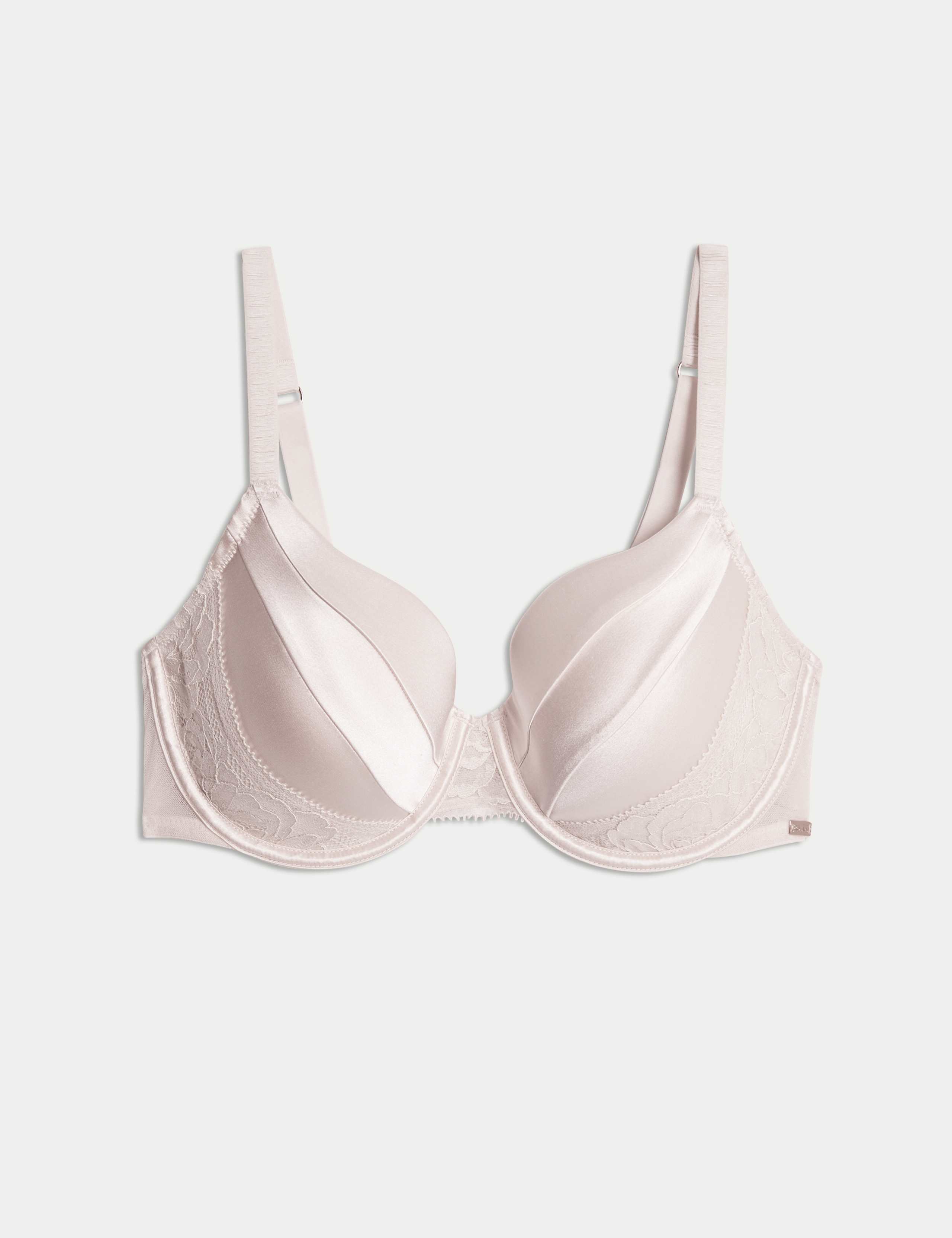 Silk & Lace Wired Full Cup Bra A-E 2 of 7