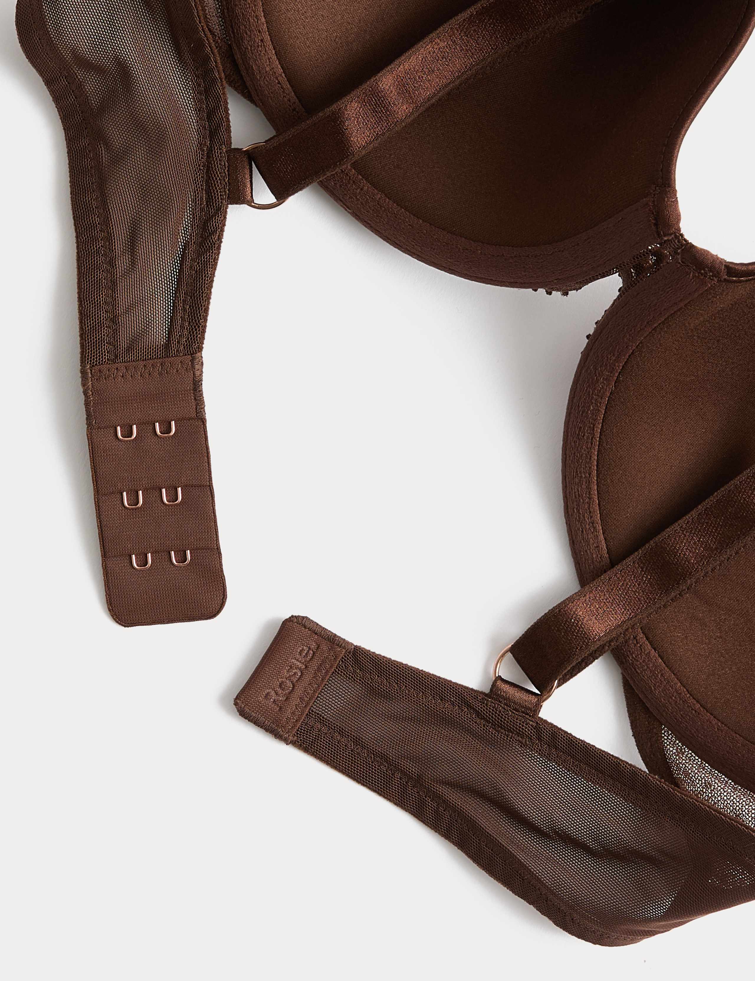 Silk & Lace Wired Full Cup Bra A-E 7 of 7