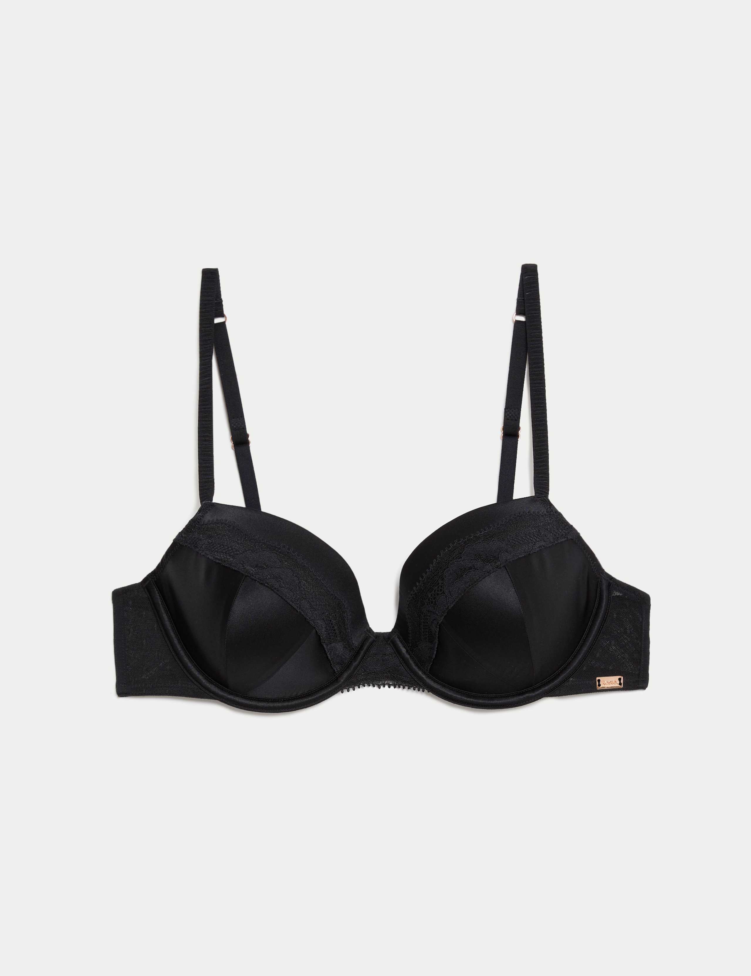 Silk & Lace Wired Balcony Bra (A-E) 2 of 7