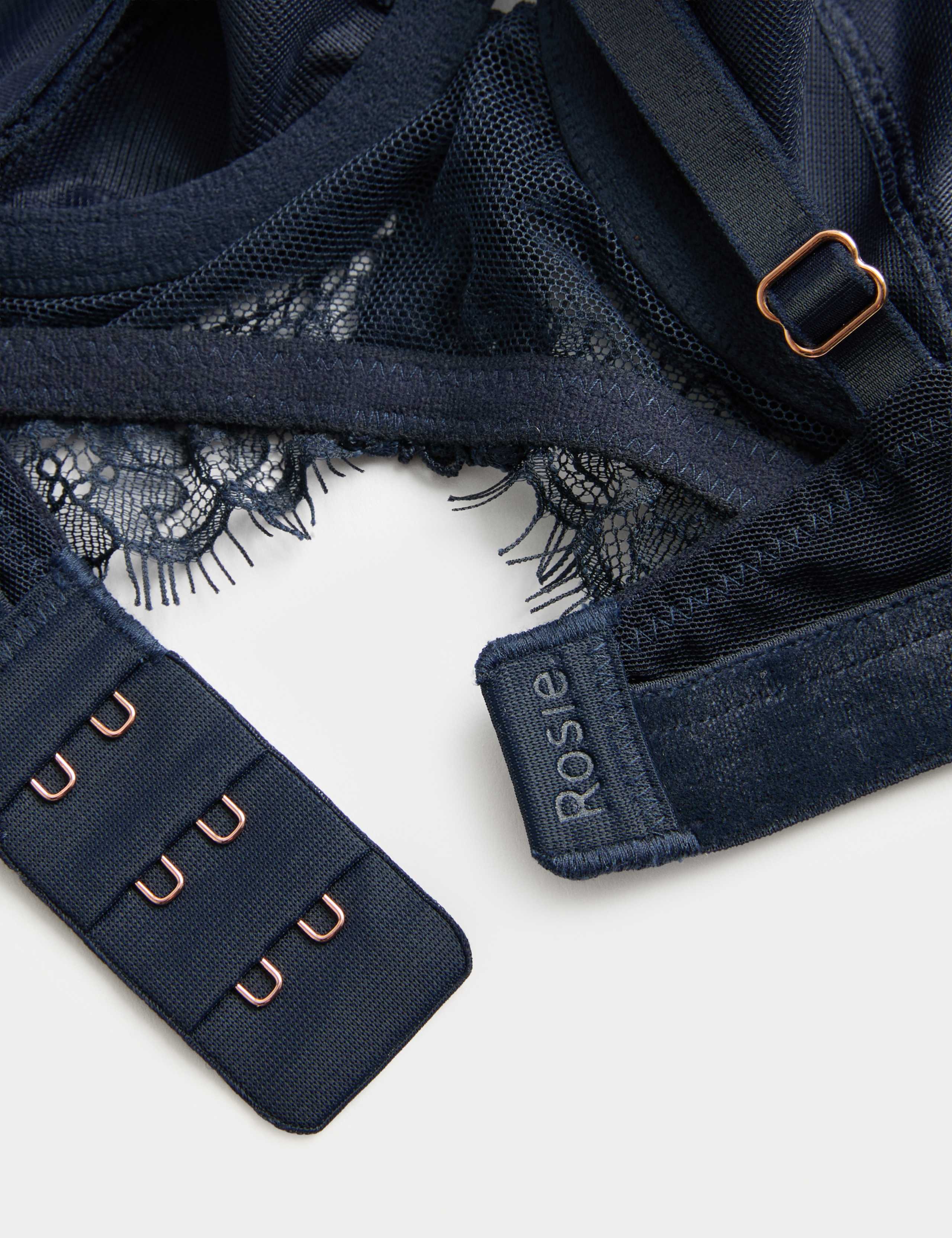 Saffron Satin & Lace Wired Balcony Bra (A-E) 6 of 6