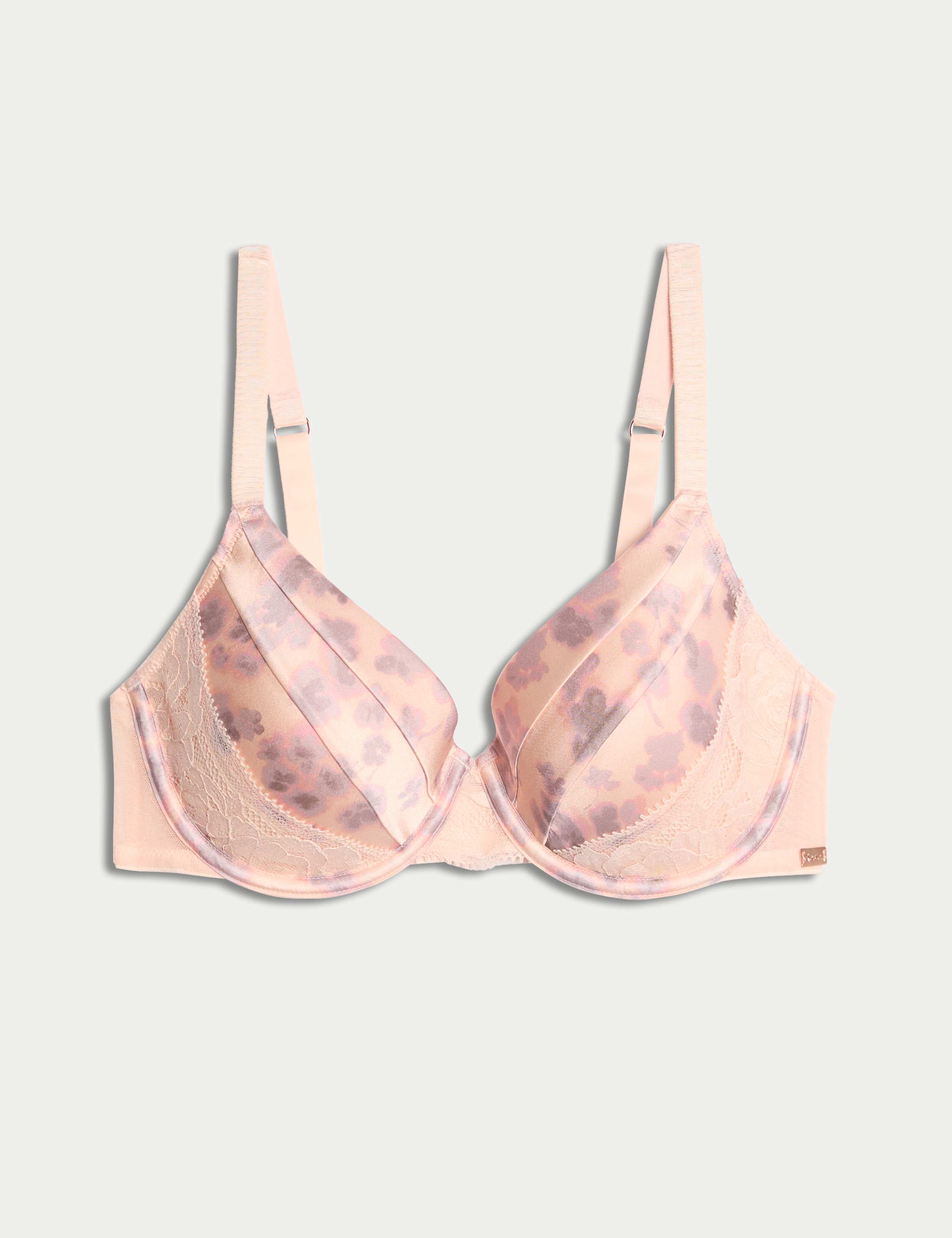 Cherry Blossom Silk Wired Full Cup Bra (A-E) 2 of 7