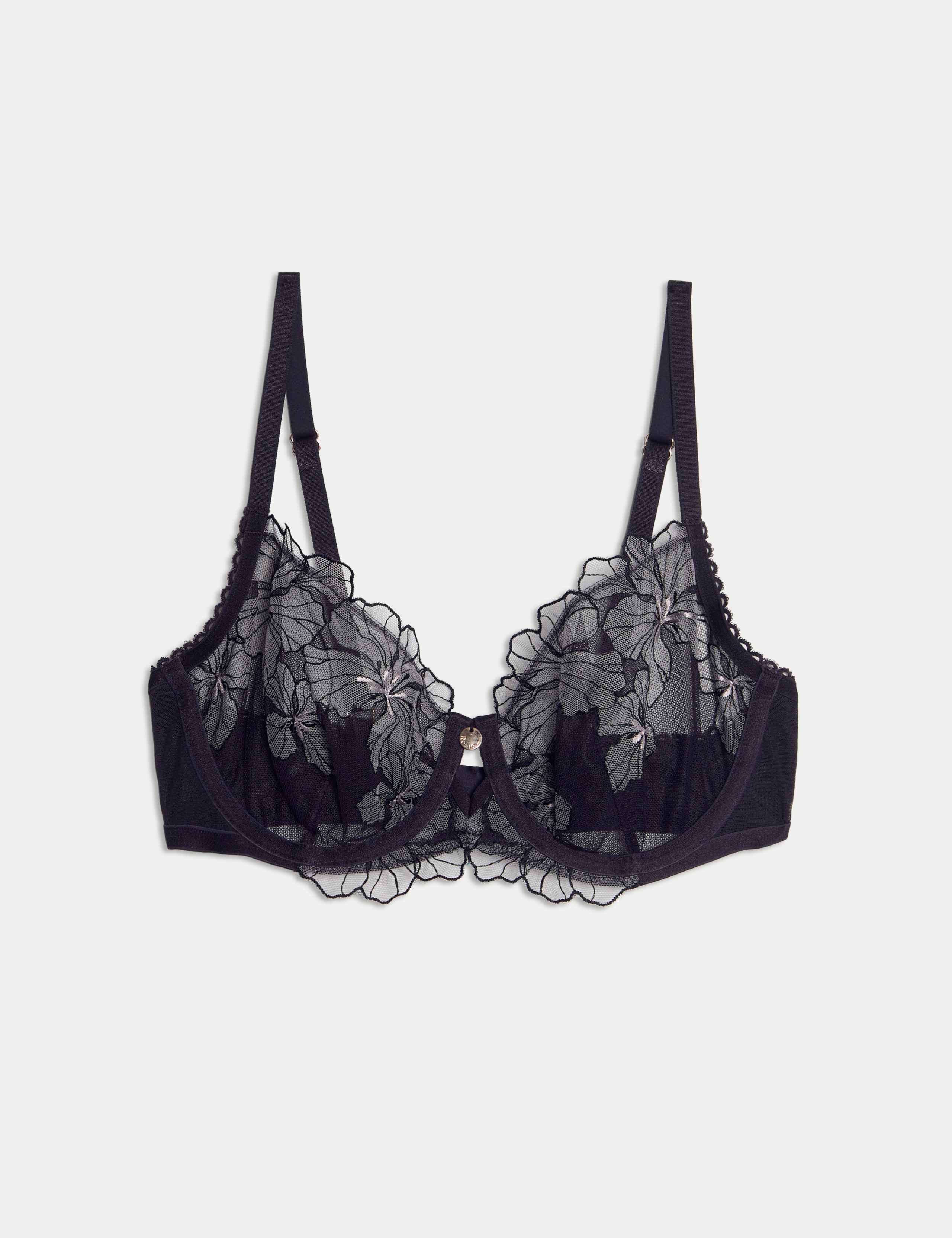 Passion Flower Wired Balcony Bra A-E 2 of 6