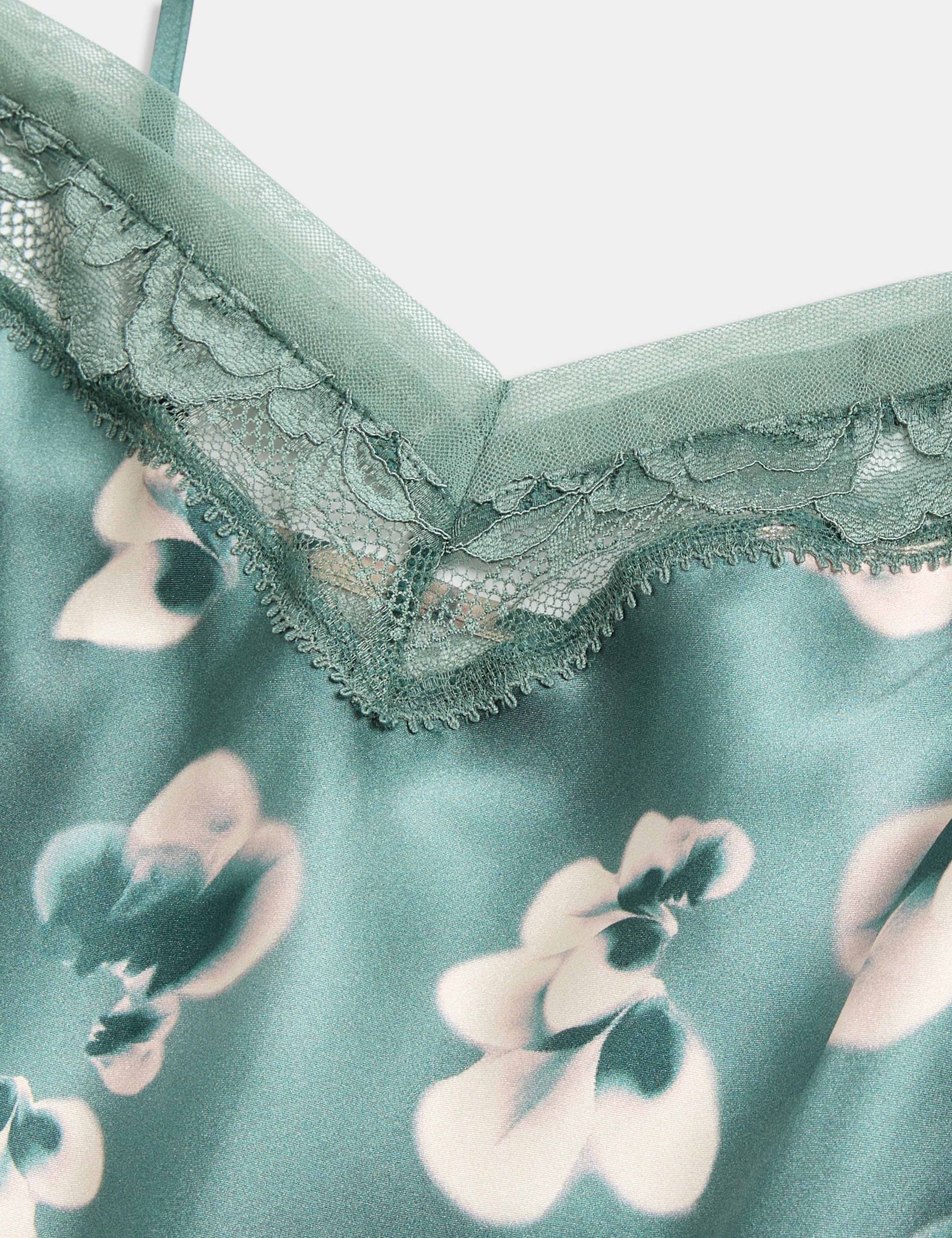 Kalina Silk & Lace Cami Top 6 of 6