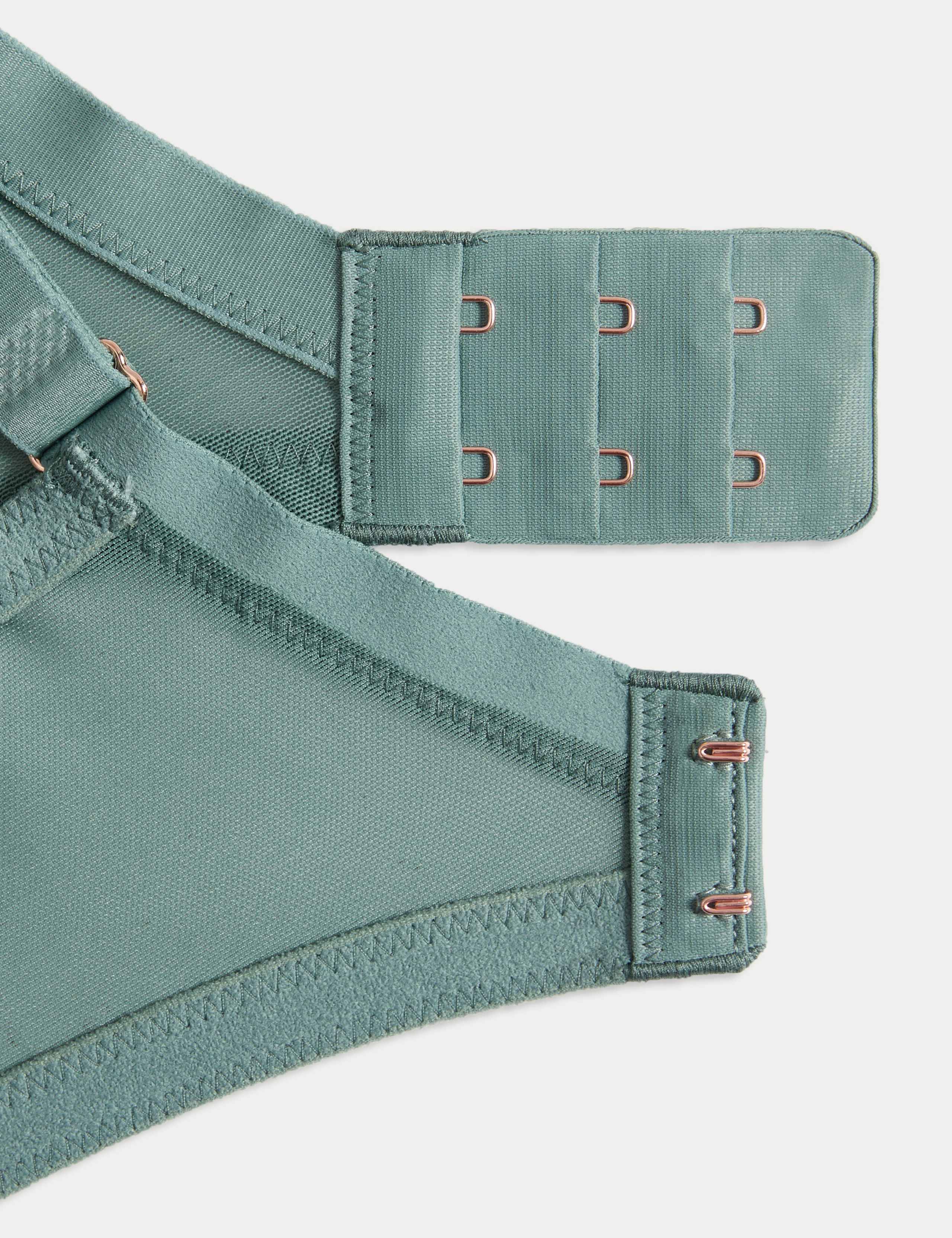 Kalina Silk & Lace Wired Balcony Bra F-H 7 of 7