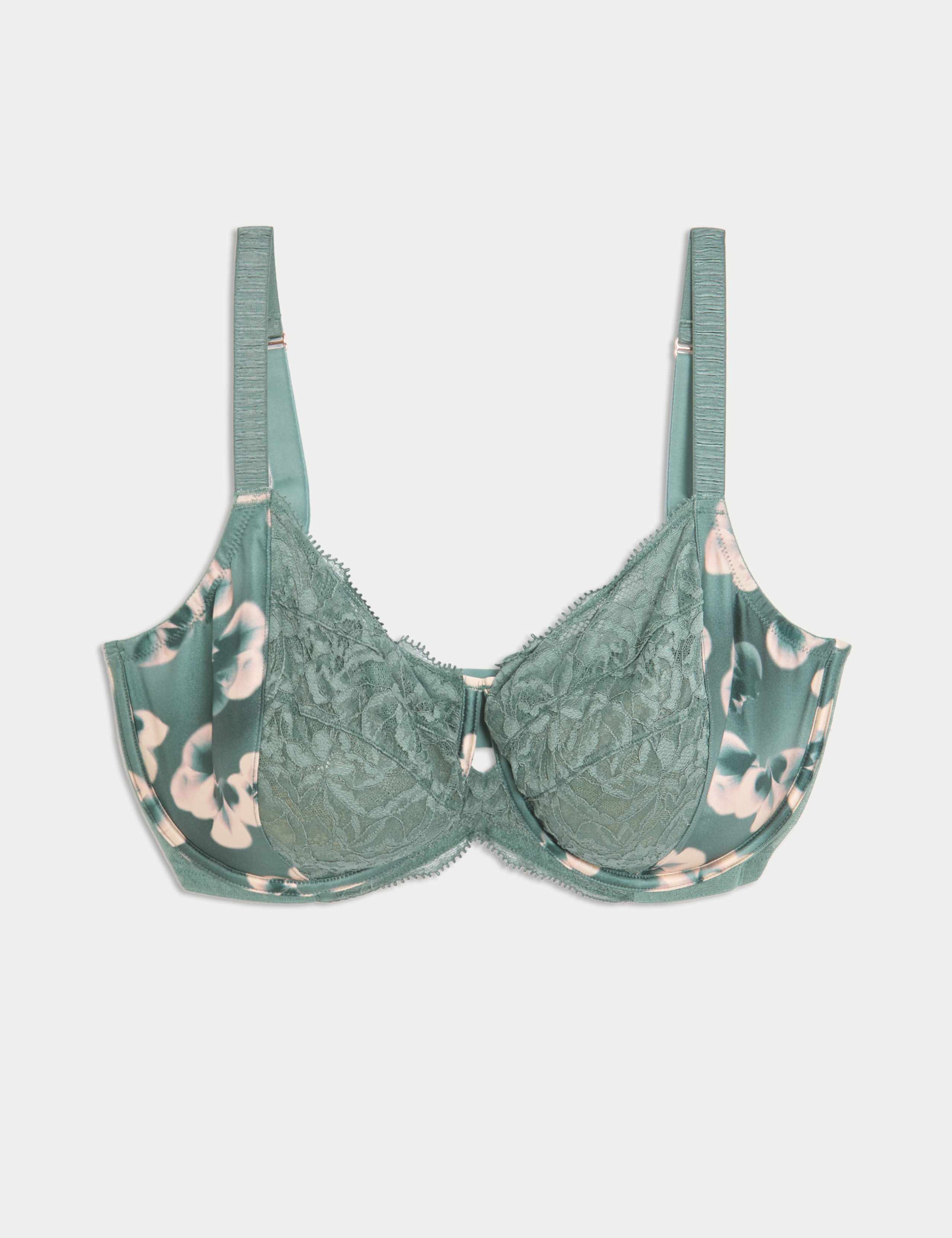 Kalina Silk & Lace Wired Minimiser Bra (C-G) 2 of 7