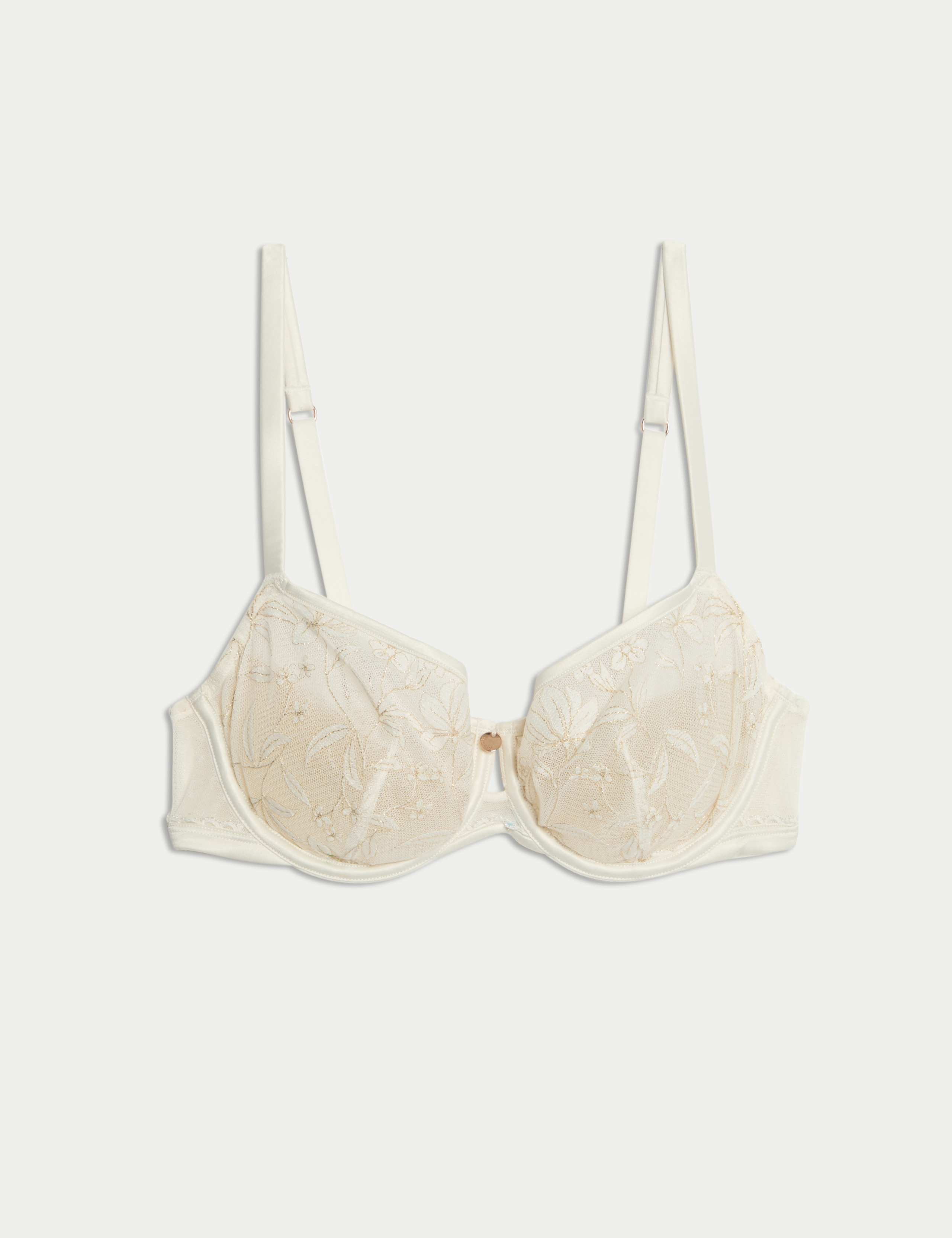Trousseau Embroidery Wired Balcony Bra A-E 2 of 7