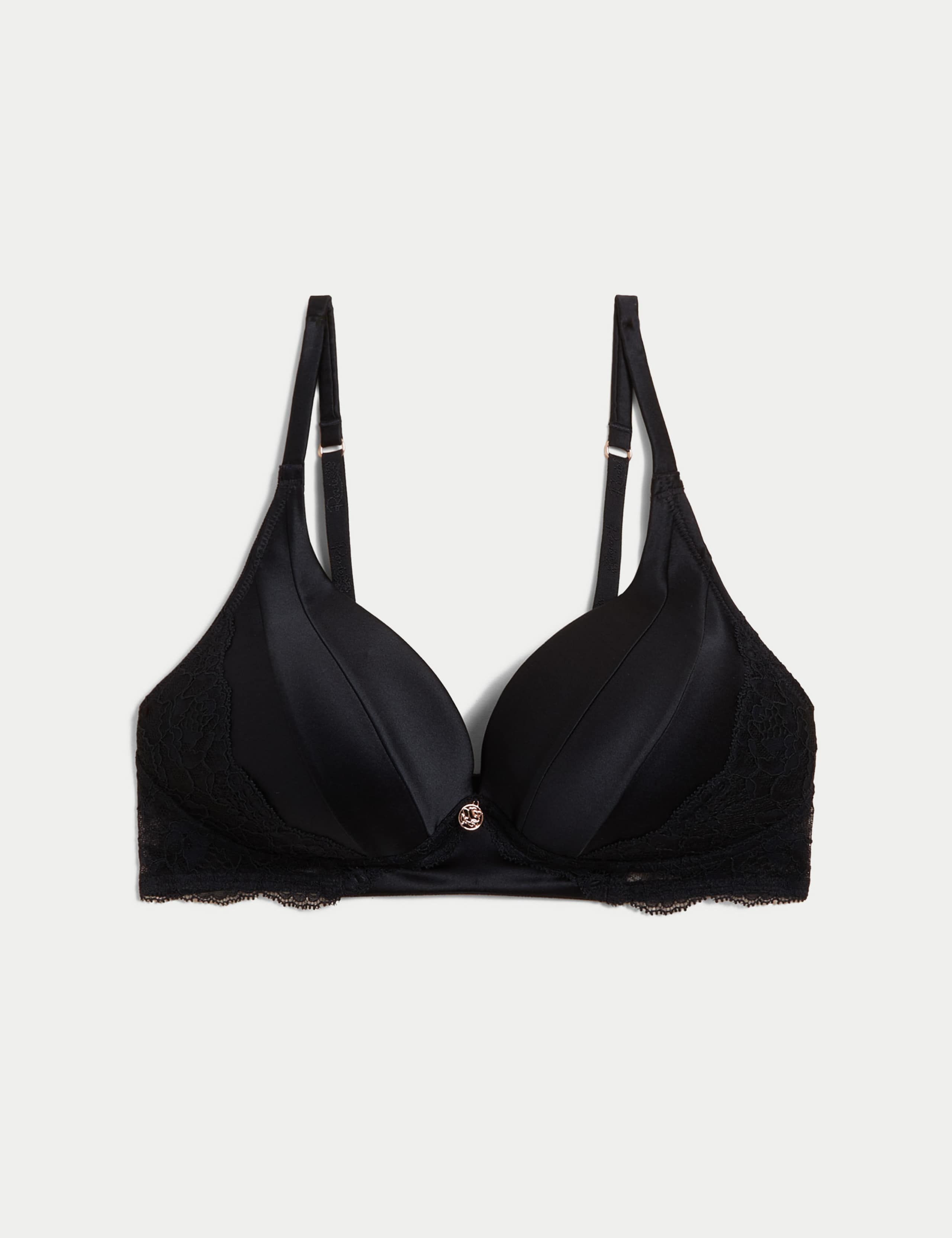 Silk & Lace Non Wired Bra A-E 2 of 7