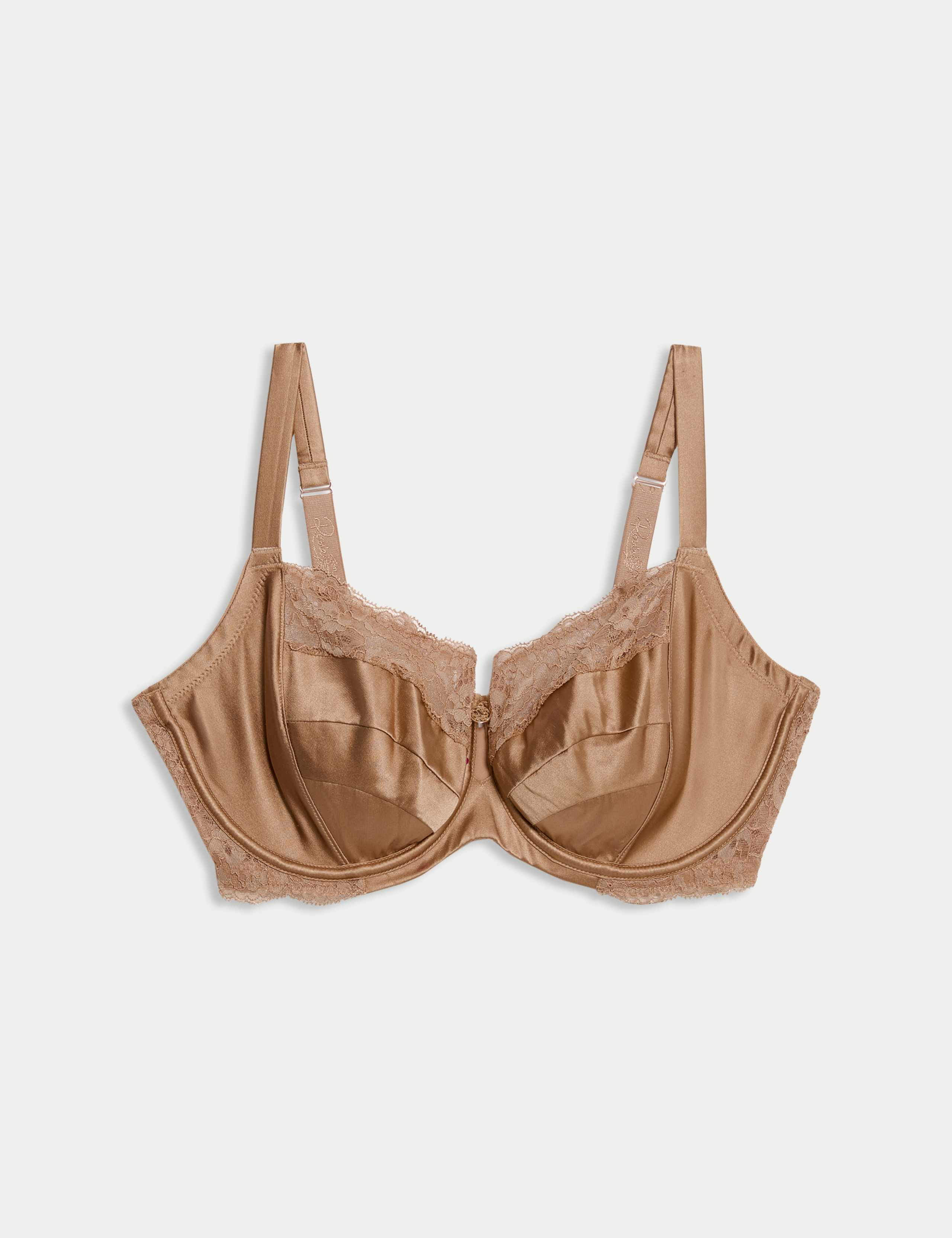 Silk & Lace Wired Balcony Bra F-H 2 of 9