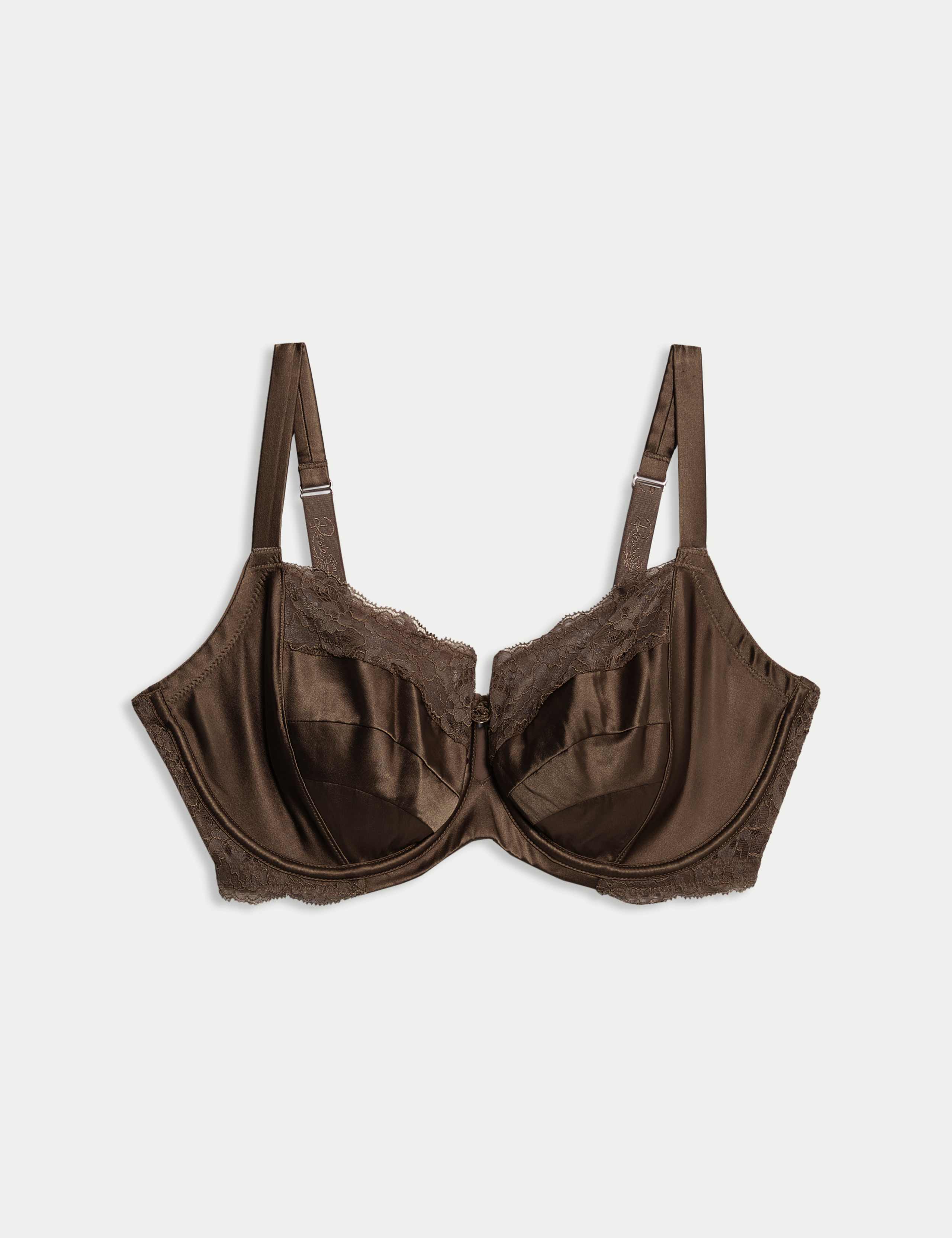 Silk & Lace Wired Balcony Bra F-H 2 of 8