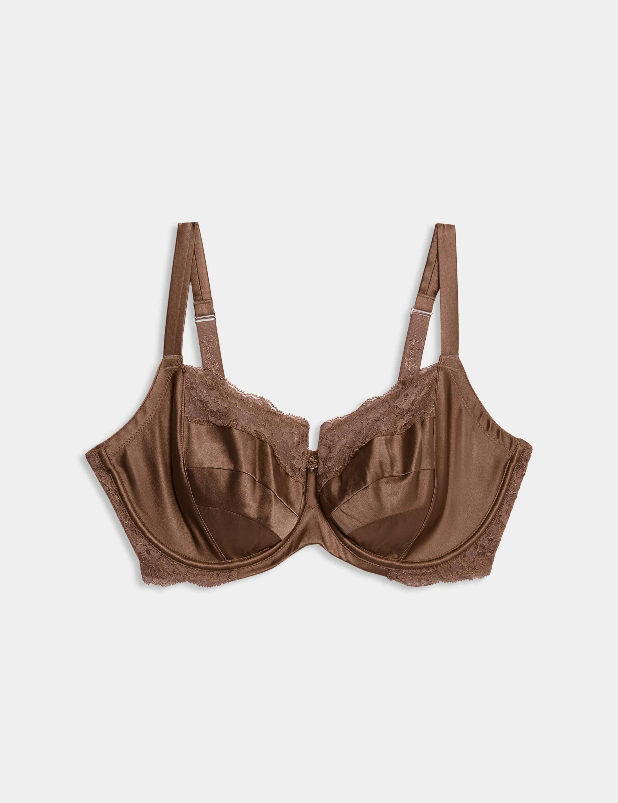 Silk & Lace Wired Balcony Bra F-H 2 of 7