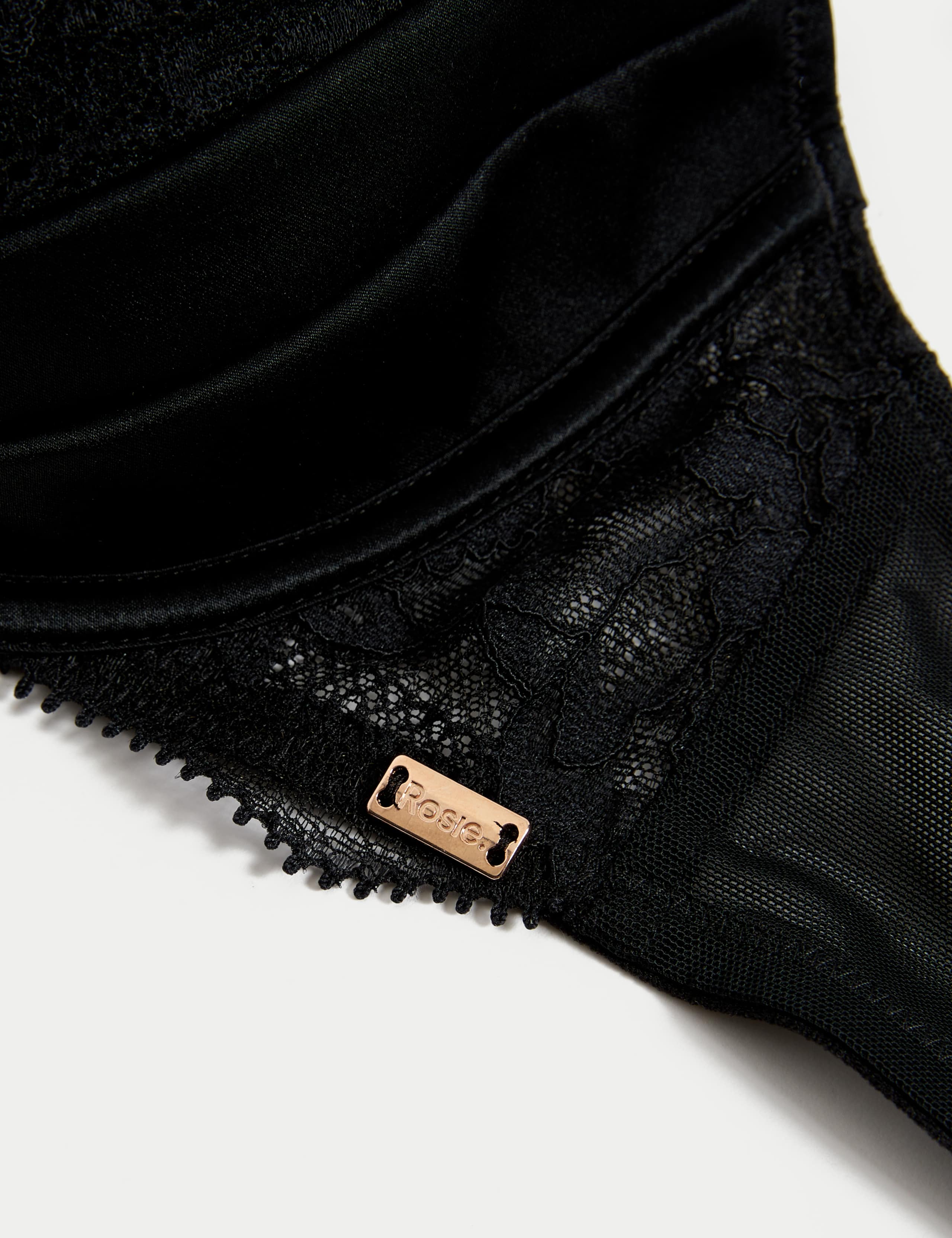 Silk & Lace Wired Plunge Bra A-E 6 of 7