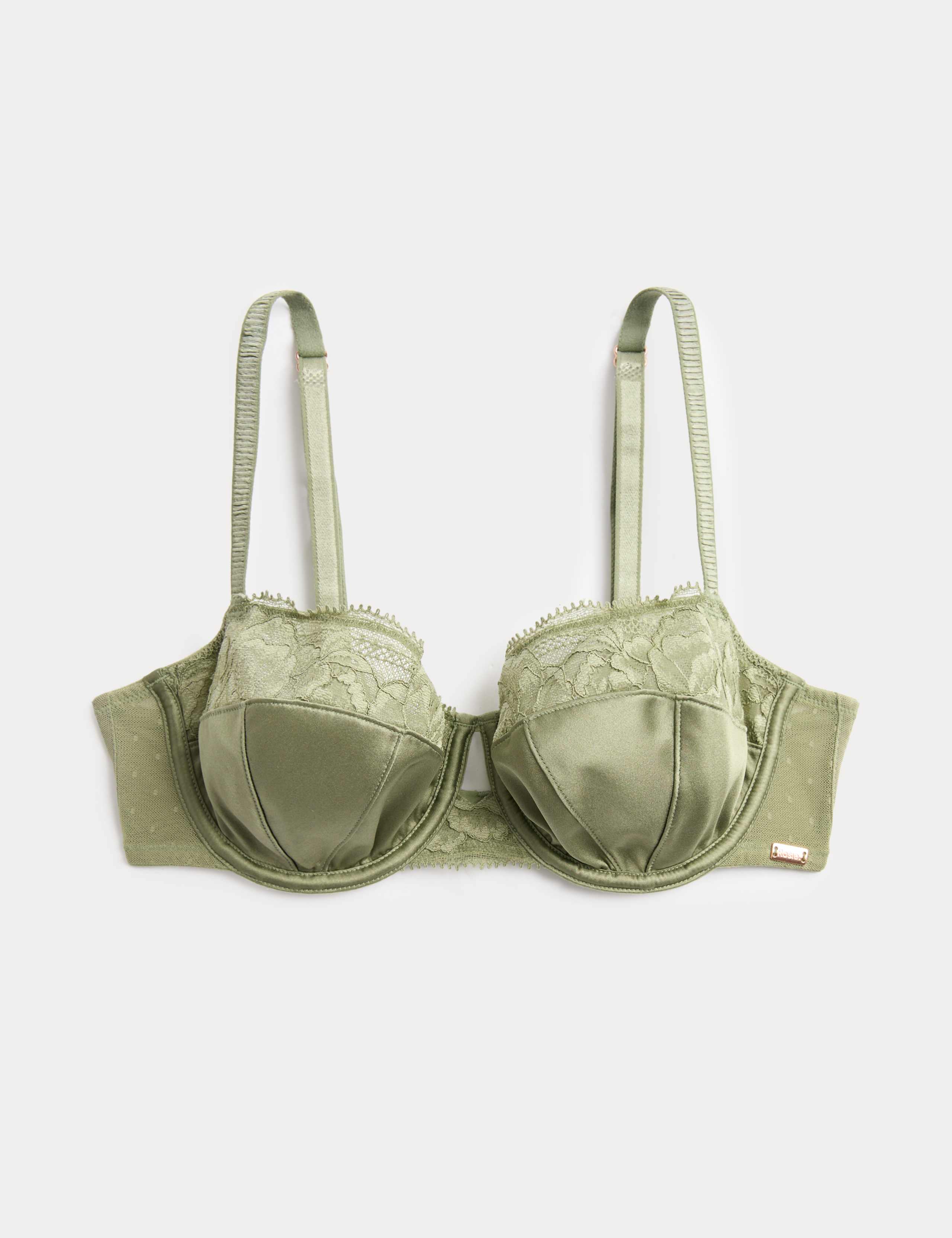Silk Wired Balcony Bra A-E 2 of 7