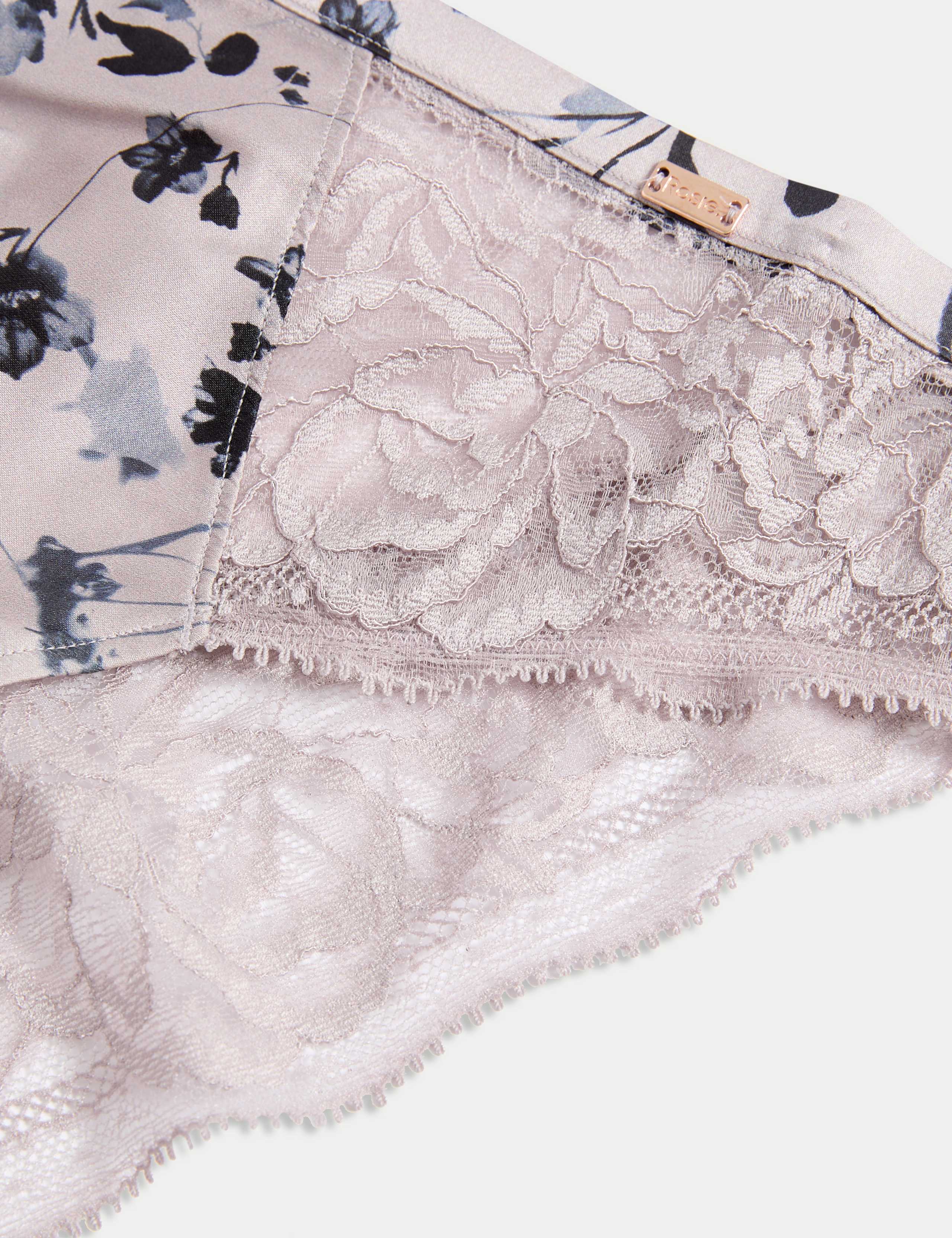 Senna Silk and Lace High Leg Knickers 5 of 5