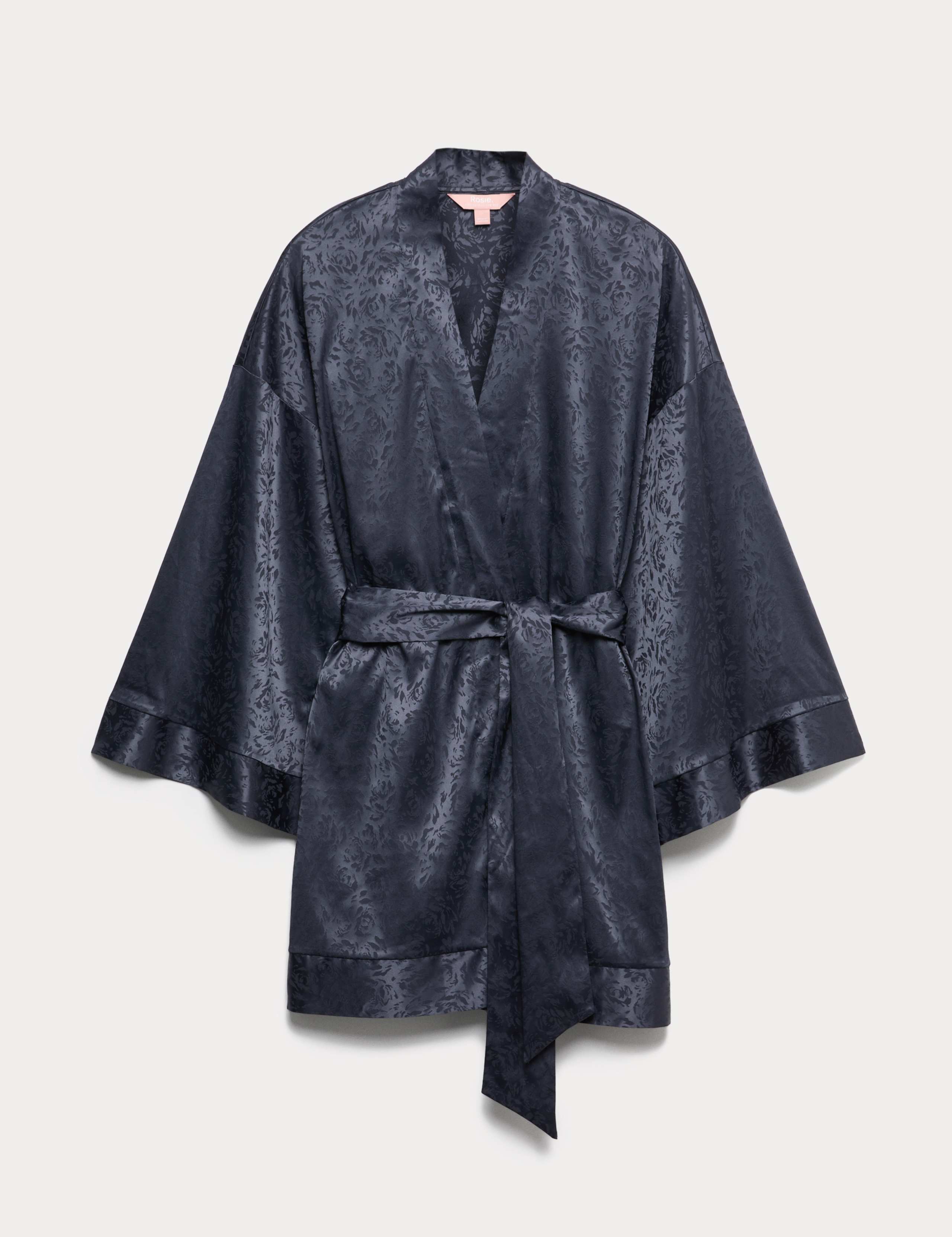 Lisianthus Satin Floral Jacquard Wrap 2 of 5