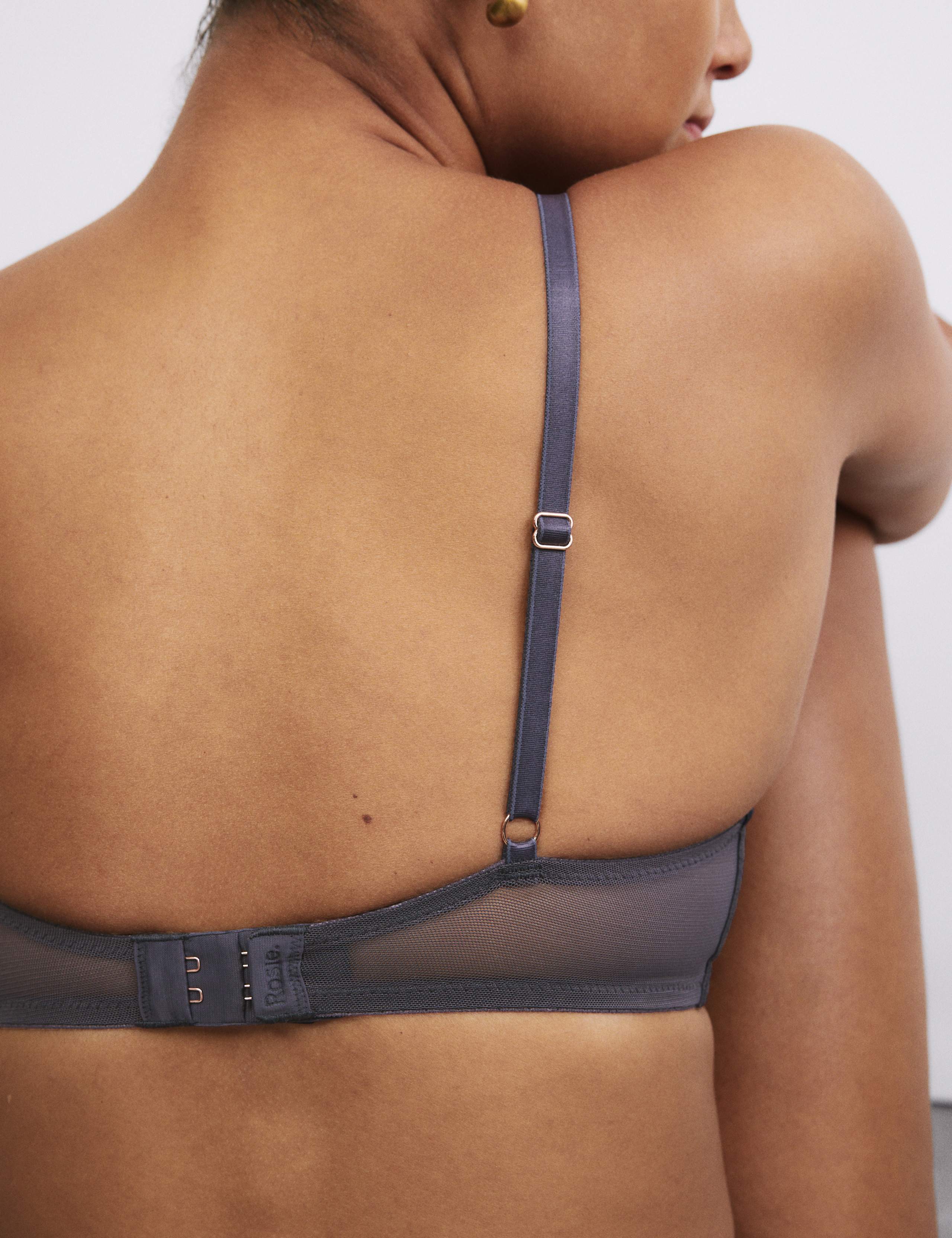 Lisianthus Embroidery Wired Plunge Bra A-E 4 of 6