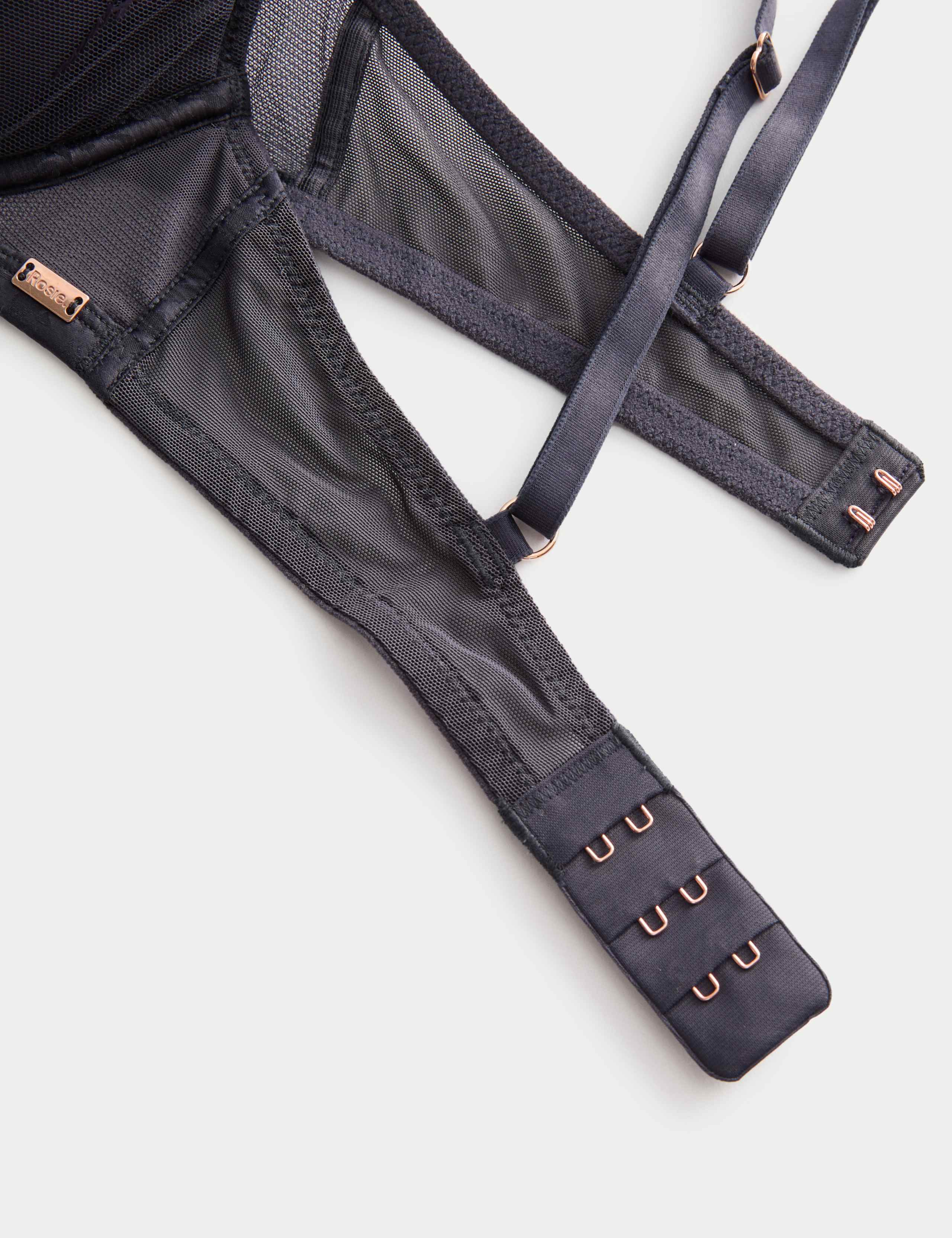 Lisianthus Embroidery Wired Plunge Bra A-E 6 of 6