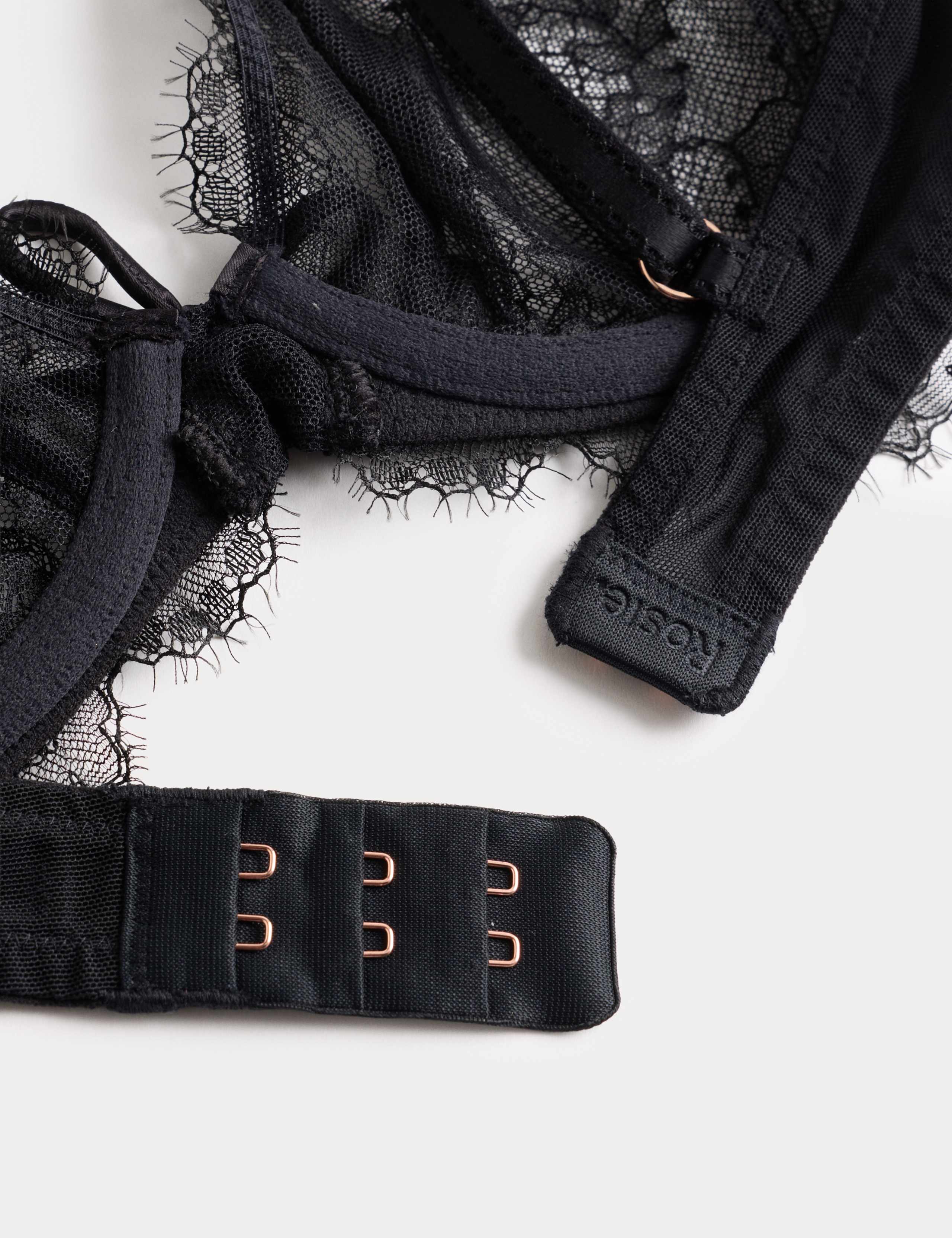 Forget Me Not Lace Wired Plunge Bra (A-E) 7 of 7