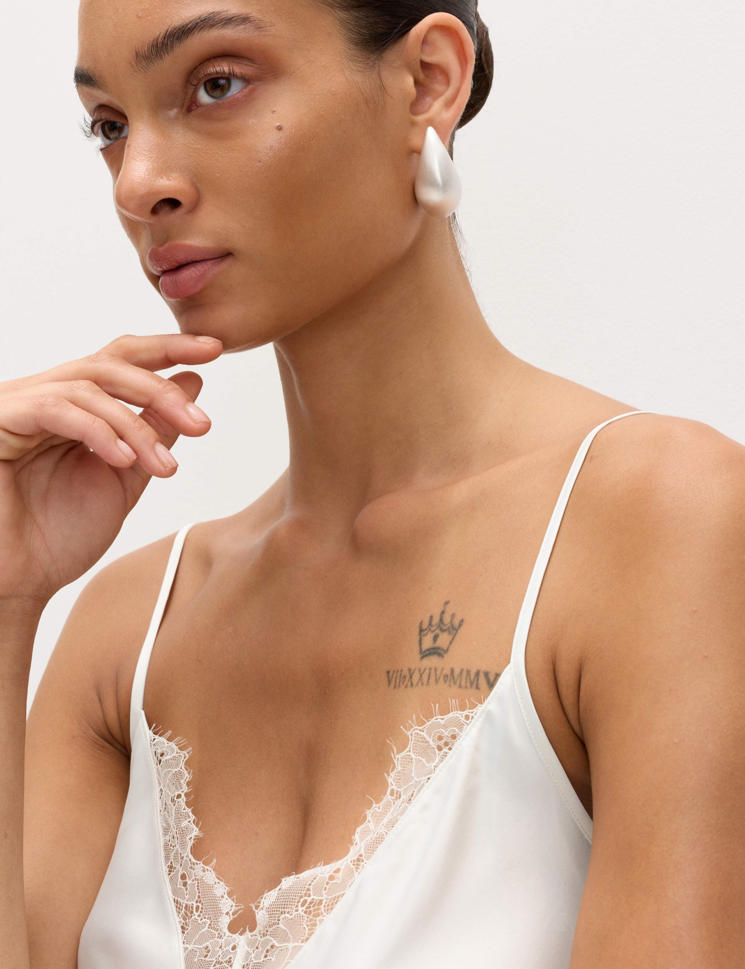 Forget Me Not Satin & Lace Cami top 6 of 7