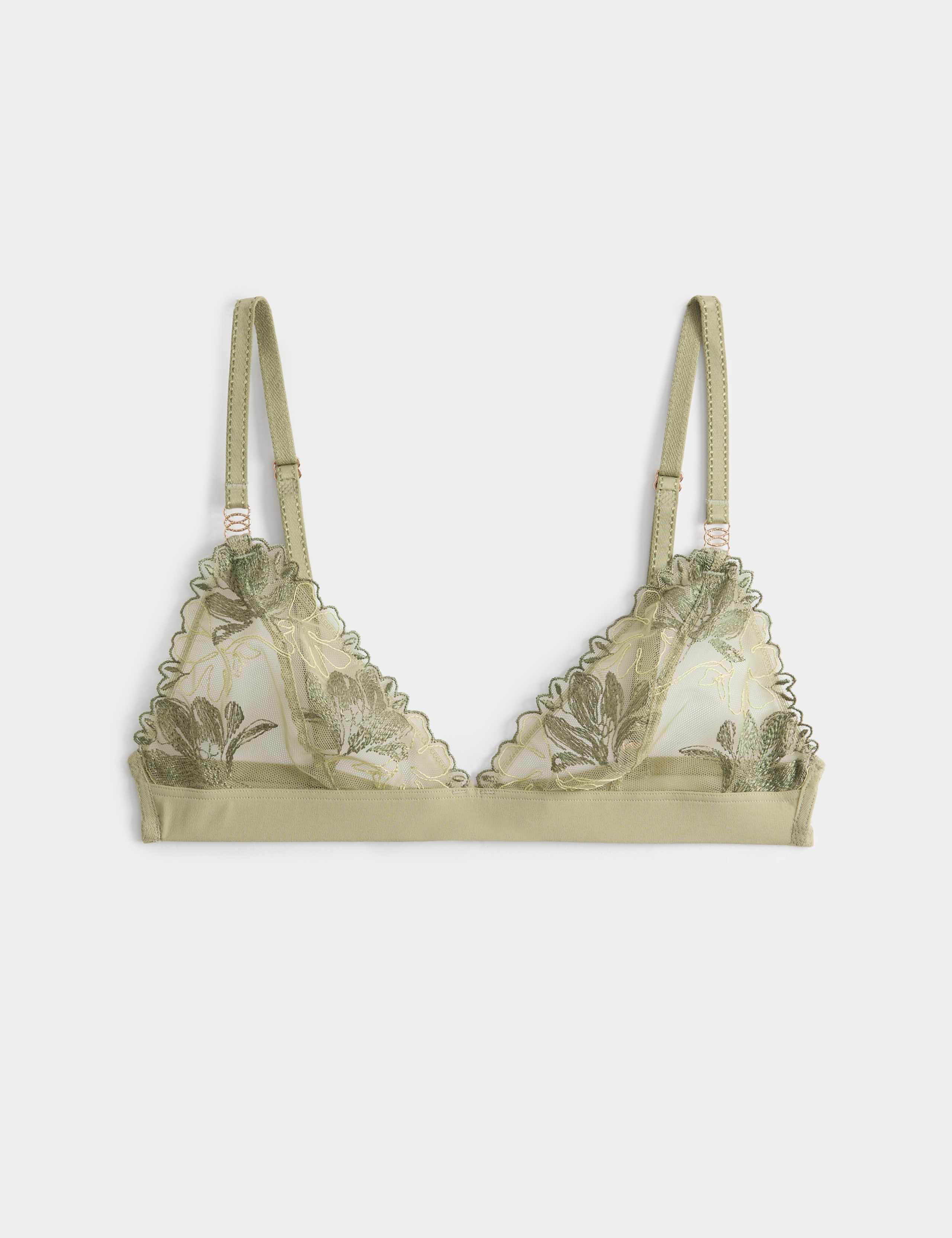 Ianthe Embroidered Non Wired Bralette A-E 2 of 7
