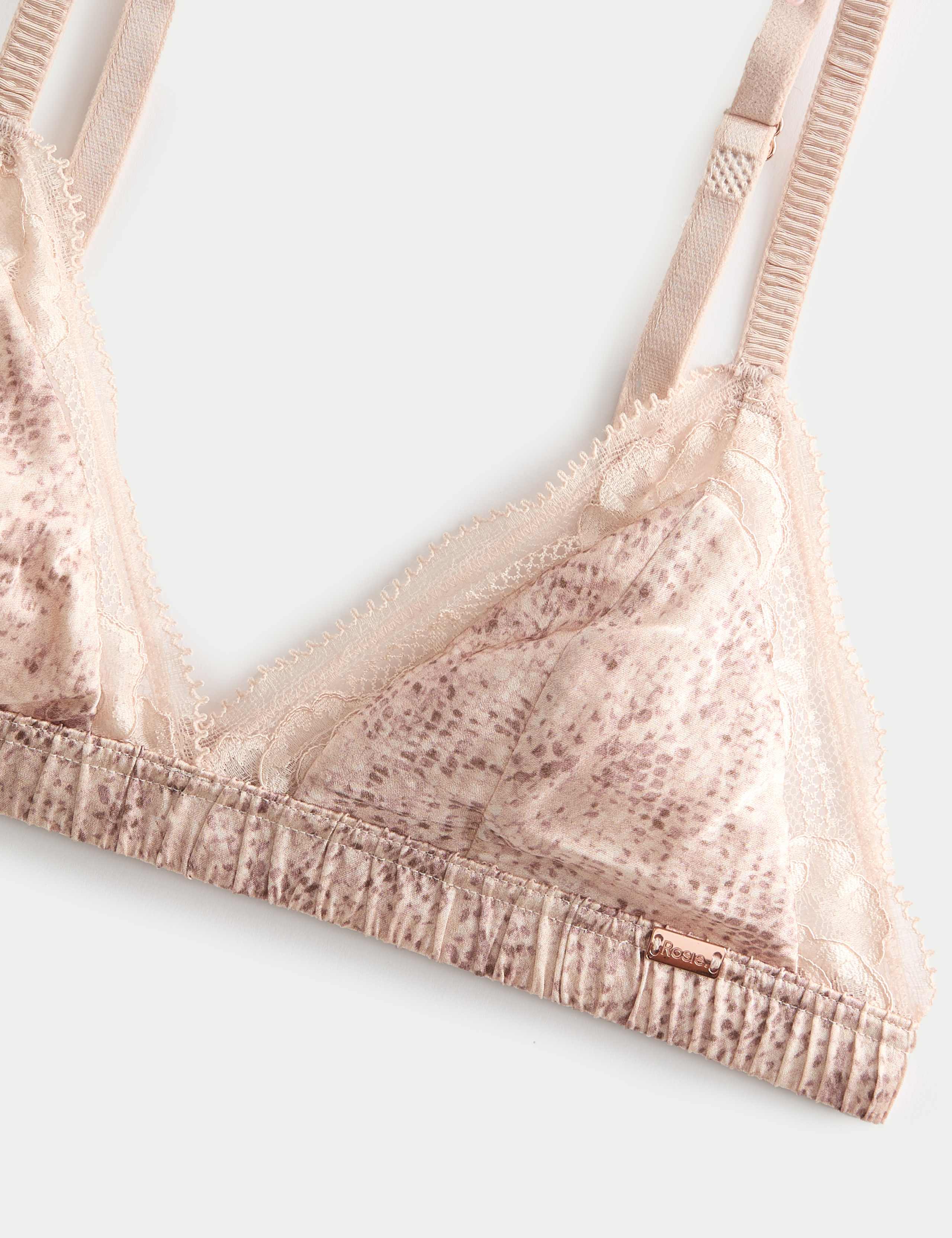 Rosalie Silk & Lace Non Wired Bralette (A-E) 2 of 3