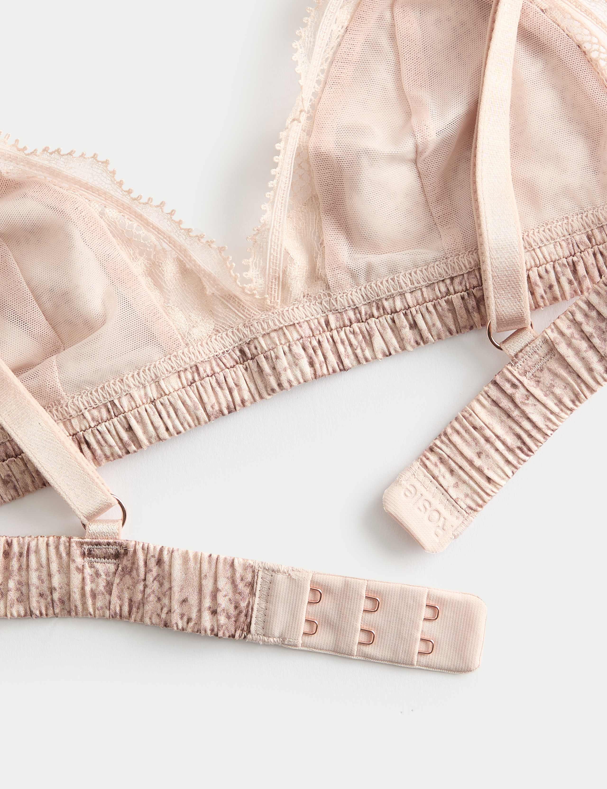 Rosalie Silk & Lace Non Wired Bralette (A-E) 3 of 3