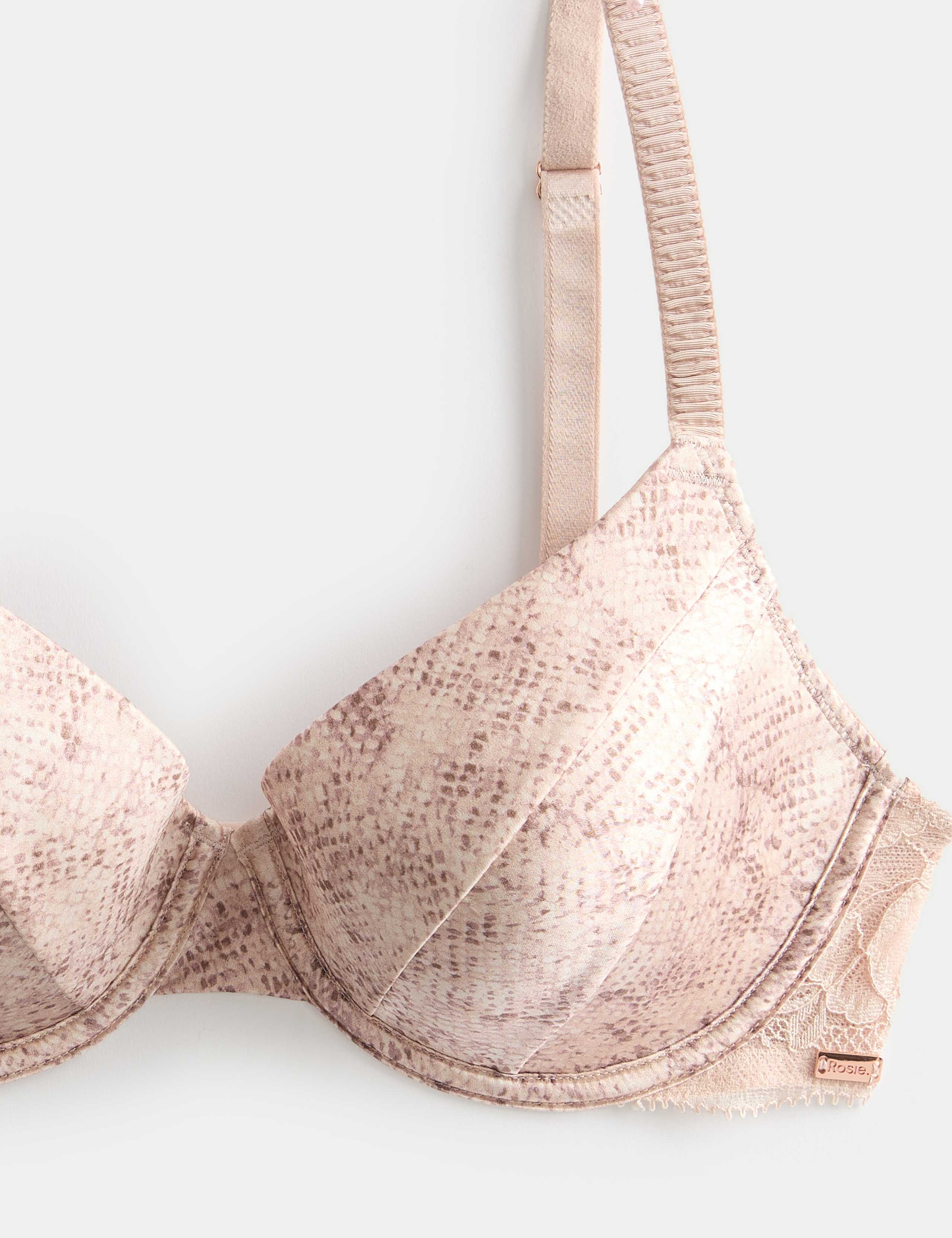 Rosalie Silk & Lace Wired Full Cup Bra (A-E) 5 of 6