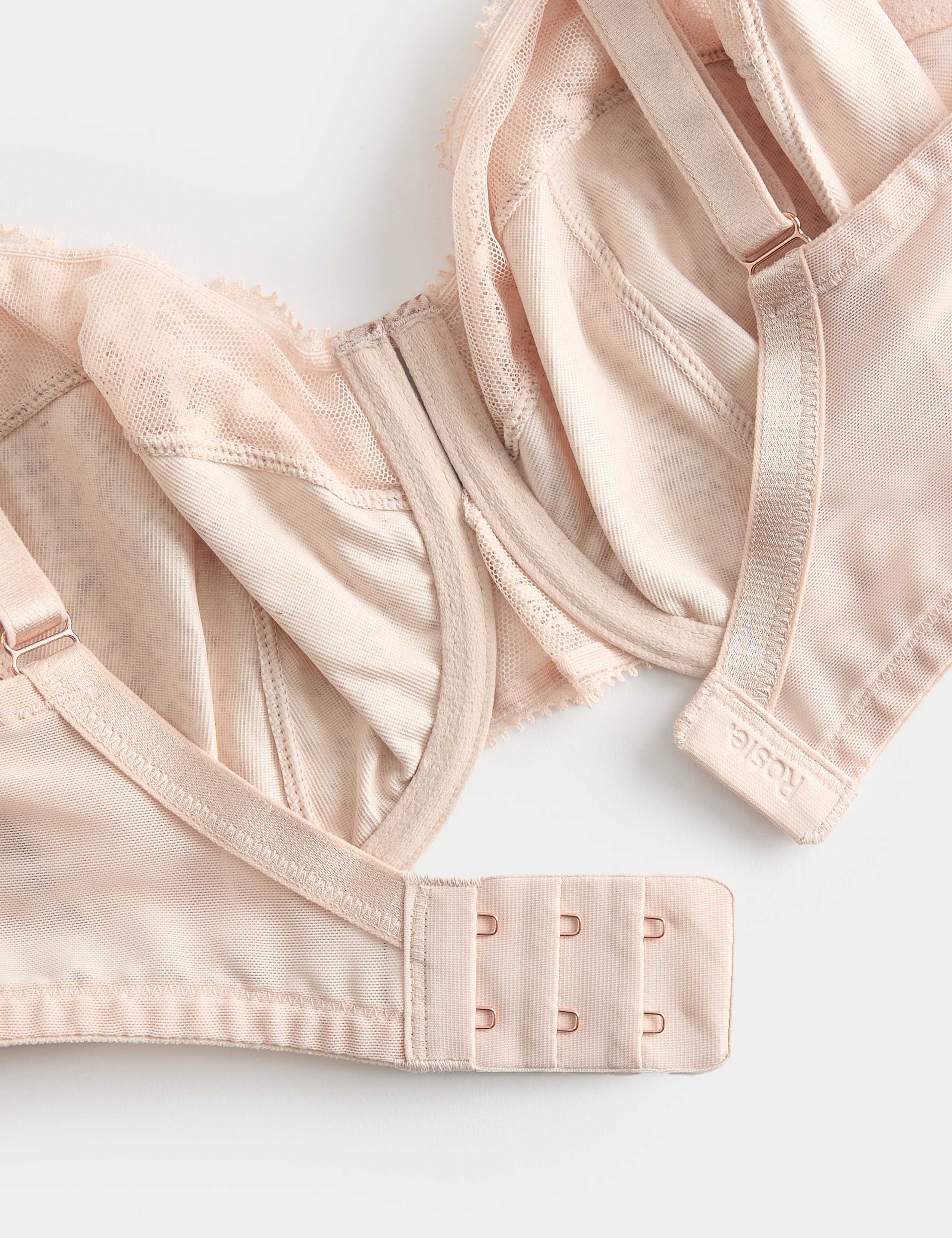 Rosalie Silk & Lace Wired Balcony Bra (F-GG) 6 of 6