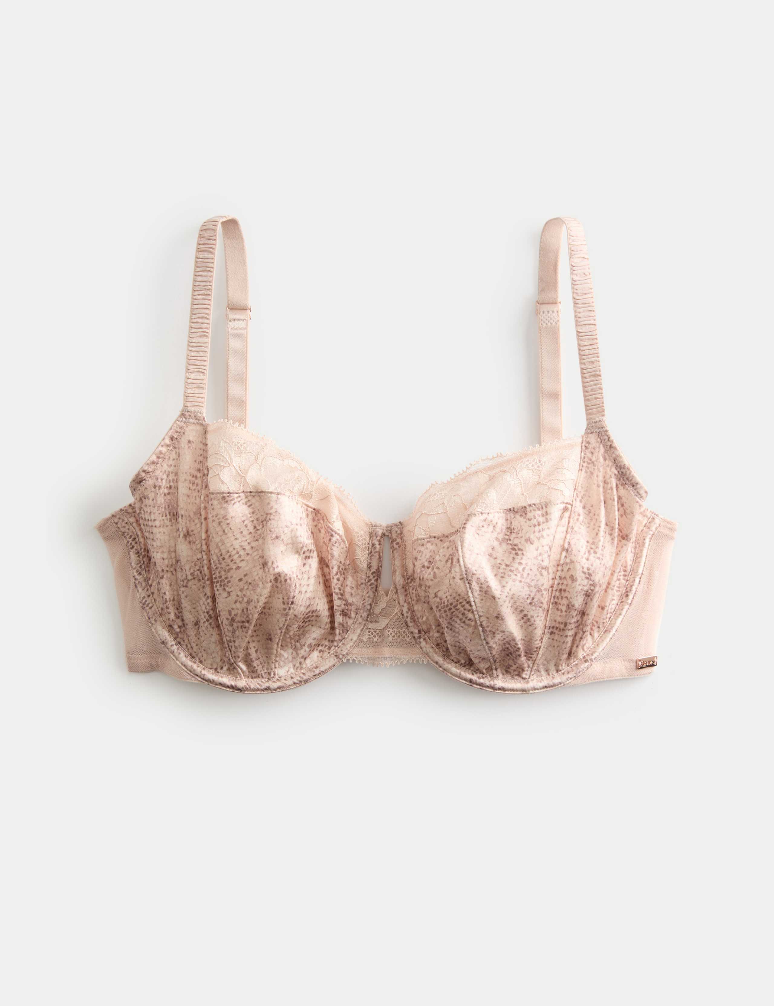 Rosalie Silk & Lace Wired Balcony Bra (F-GG) 1 of 6