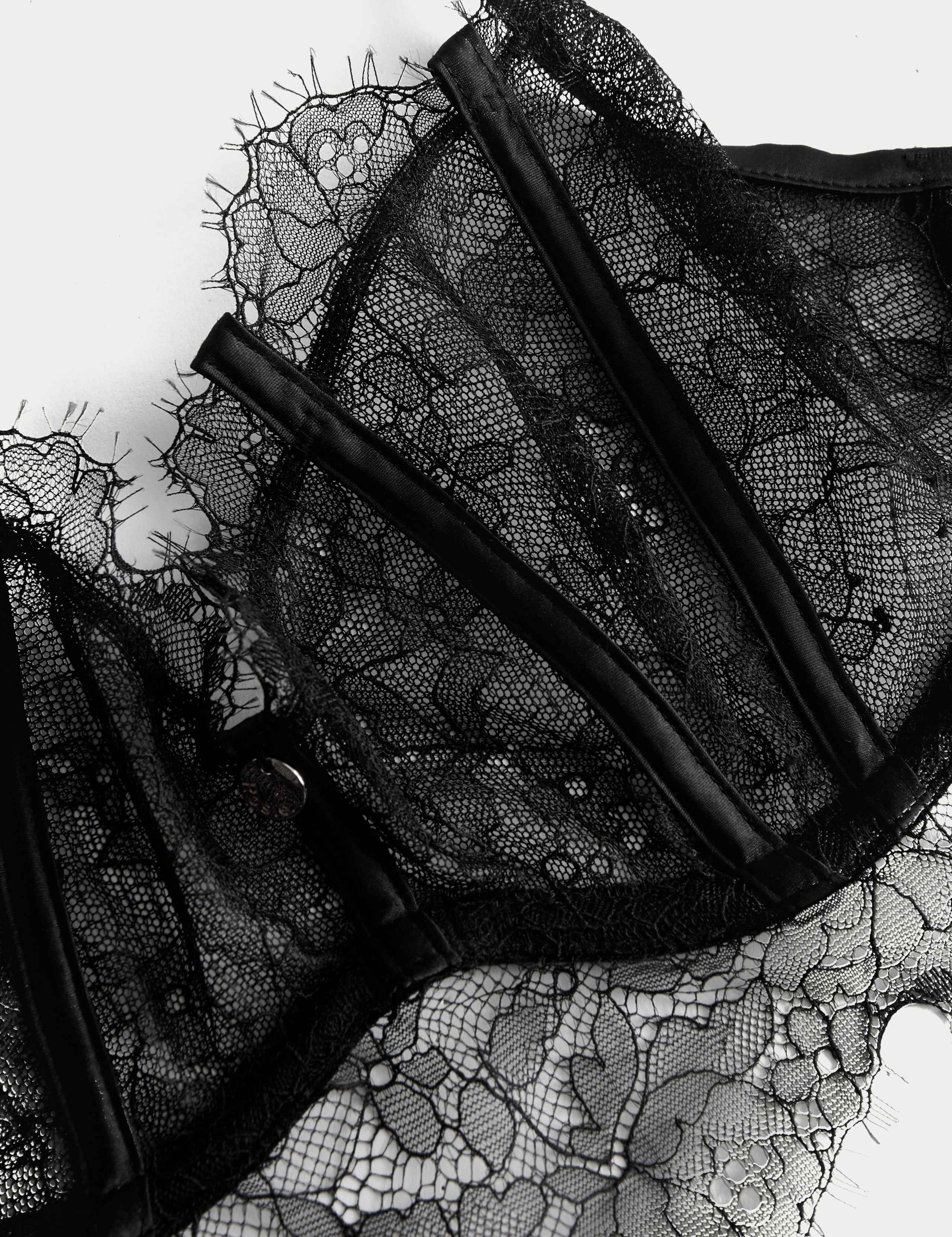 Liana Lace Wired Plunge Cami Bra A-E 8 of 9
